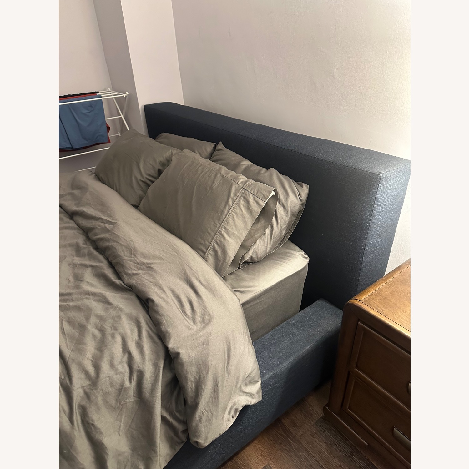 West Elm Harmony Queen Bed - image-1