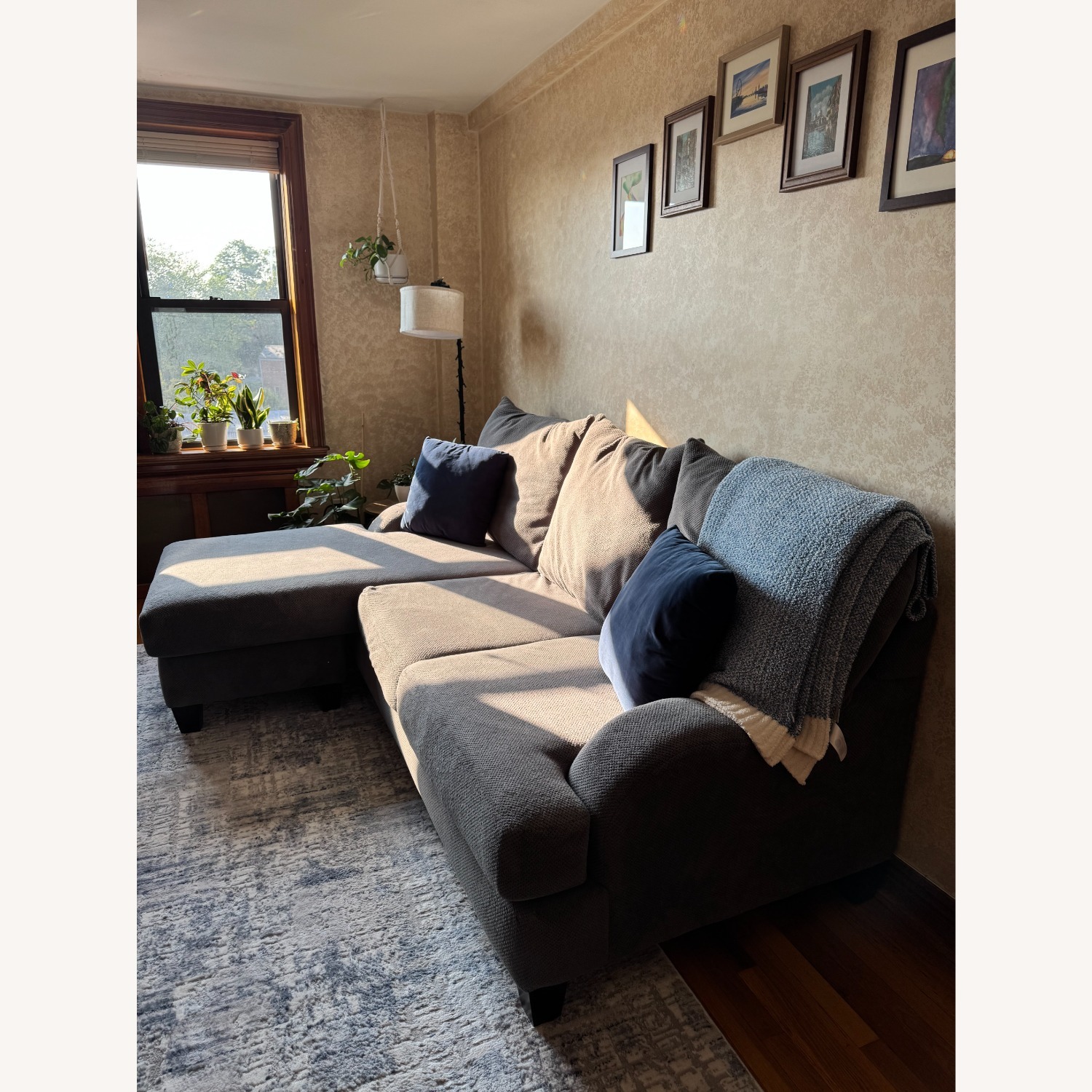 England Furniture Slate Chaise Sectional  - image-3