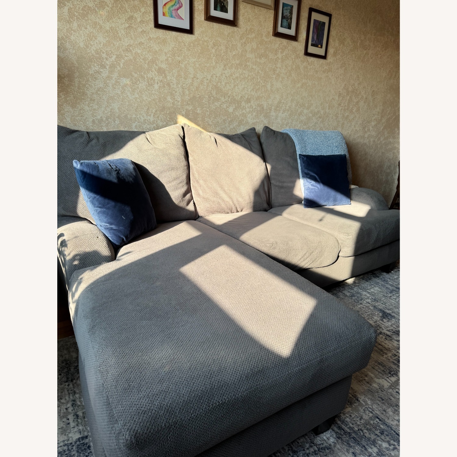 England Furniture Slate Chaise Sectional  - image-4