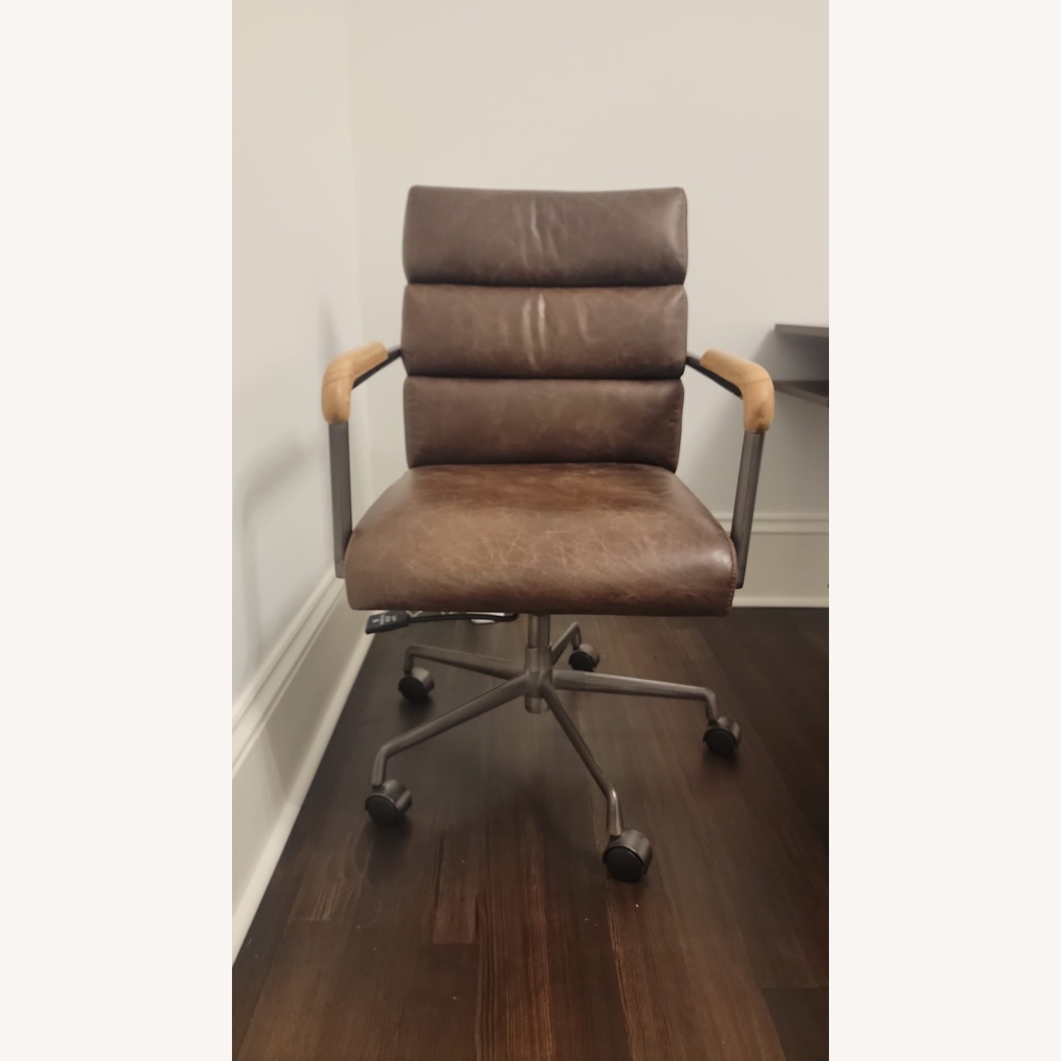 CB2 Portofino 87” Walnut Wood Desk - image-4