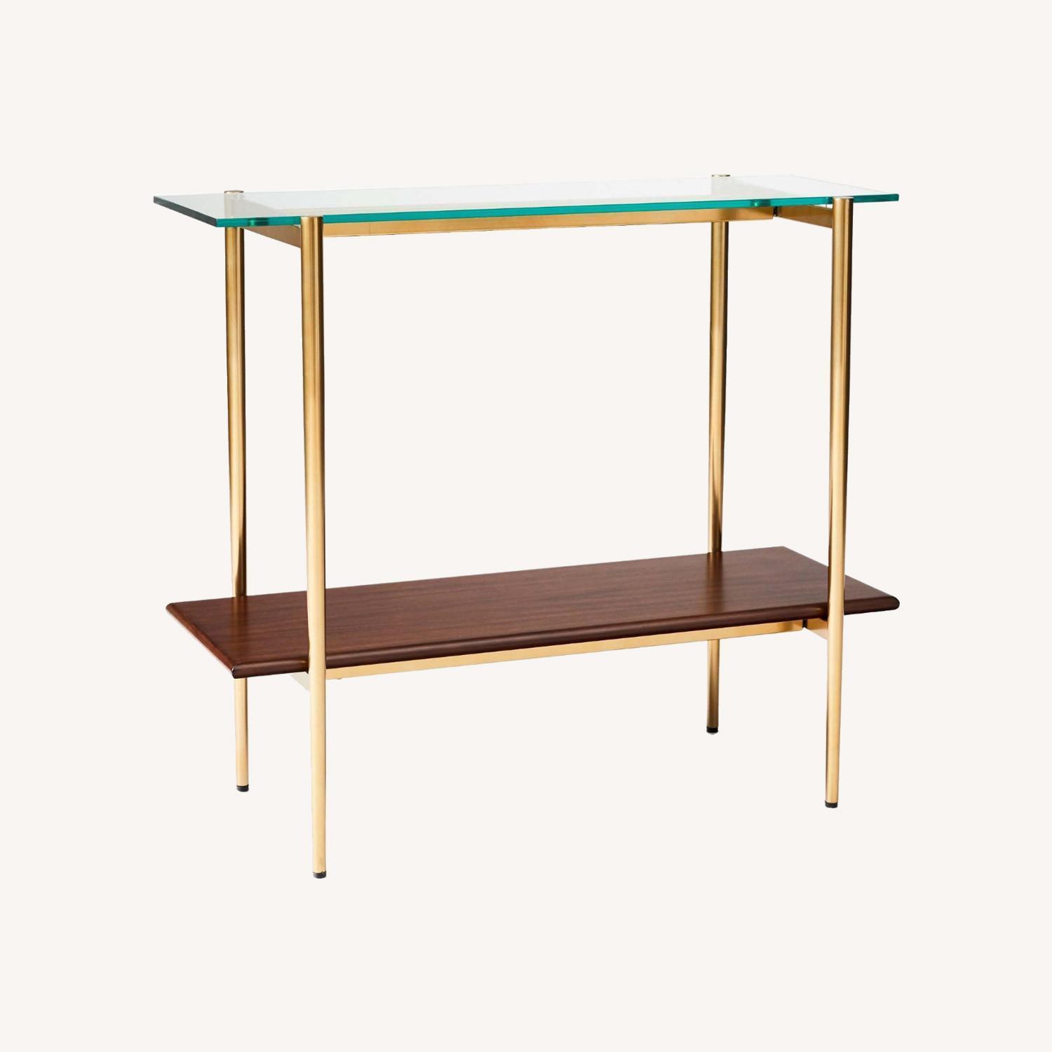 West Elm Mid-Century Art Display Entry Console (34") - image-0
