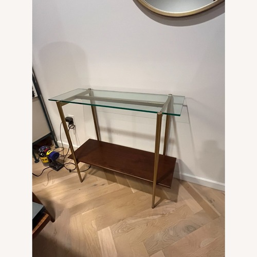 Used West Elm Mid-Century Art Display Entry Console (34") for sale on AptDeco