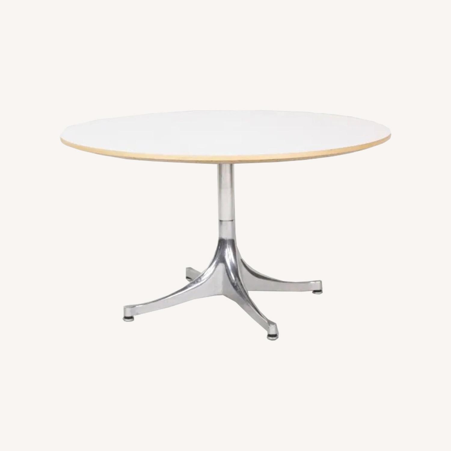 George Nelson Herman Miller Pedestal Side Table - AptDeco
