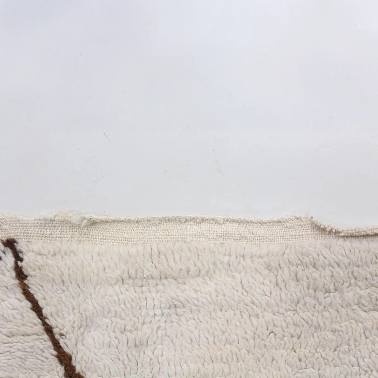 Moroccan Shag Rug with Diamond Pattern - image-3