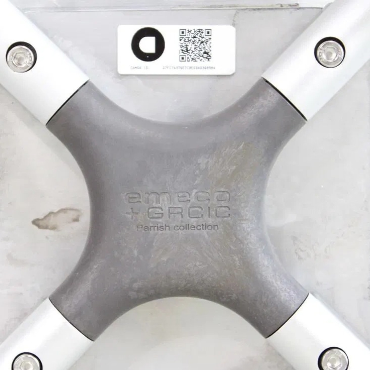 Pair of Emeco Parrish Aluminum Cafe Tables - image-7