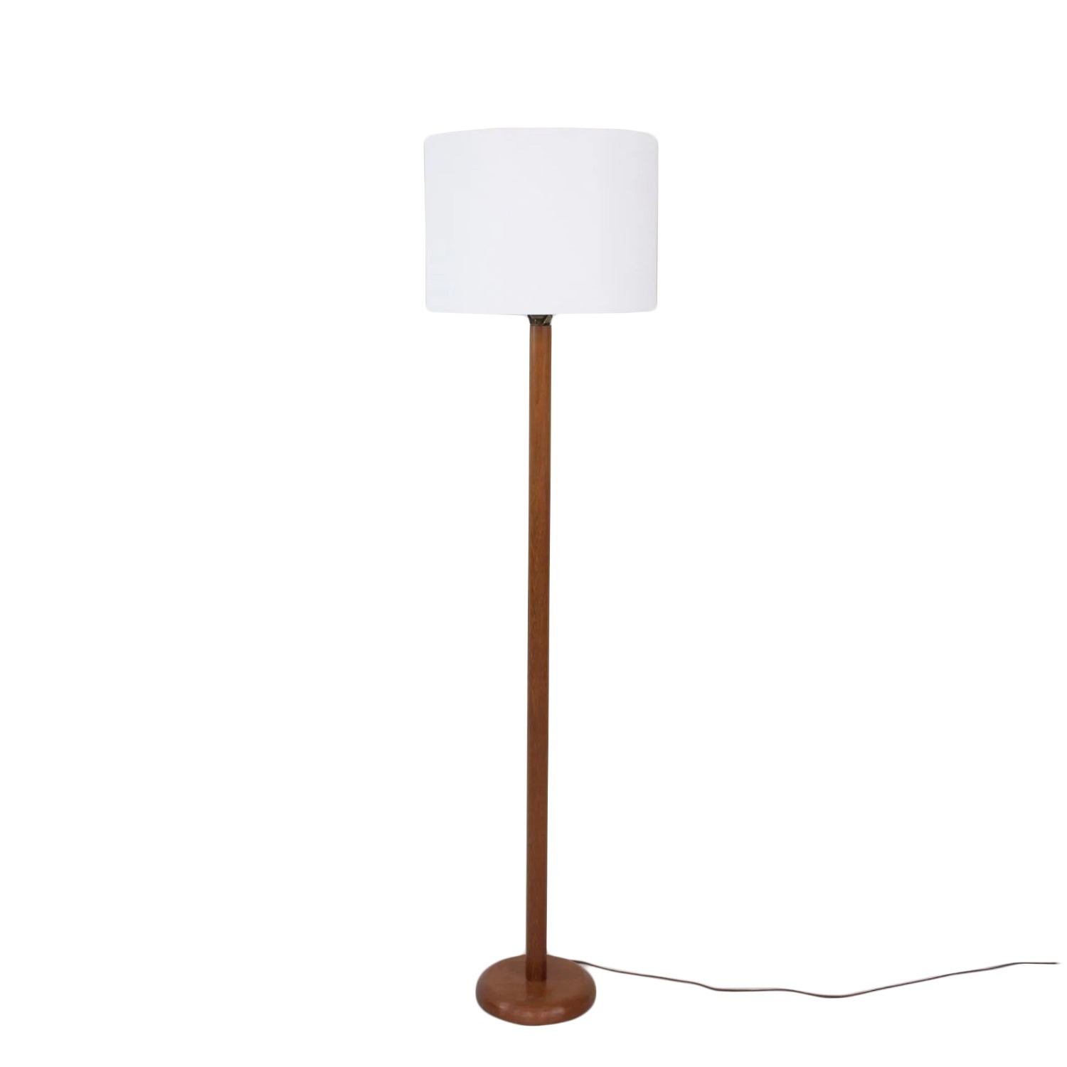 Scandinavian Modern Teak Floor Lamp - image-1