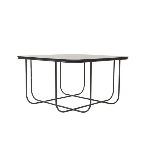 Used Black Wood Topped "Cage" Coffee Table by Menu for sale on AptDeco