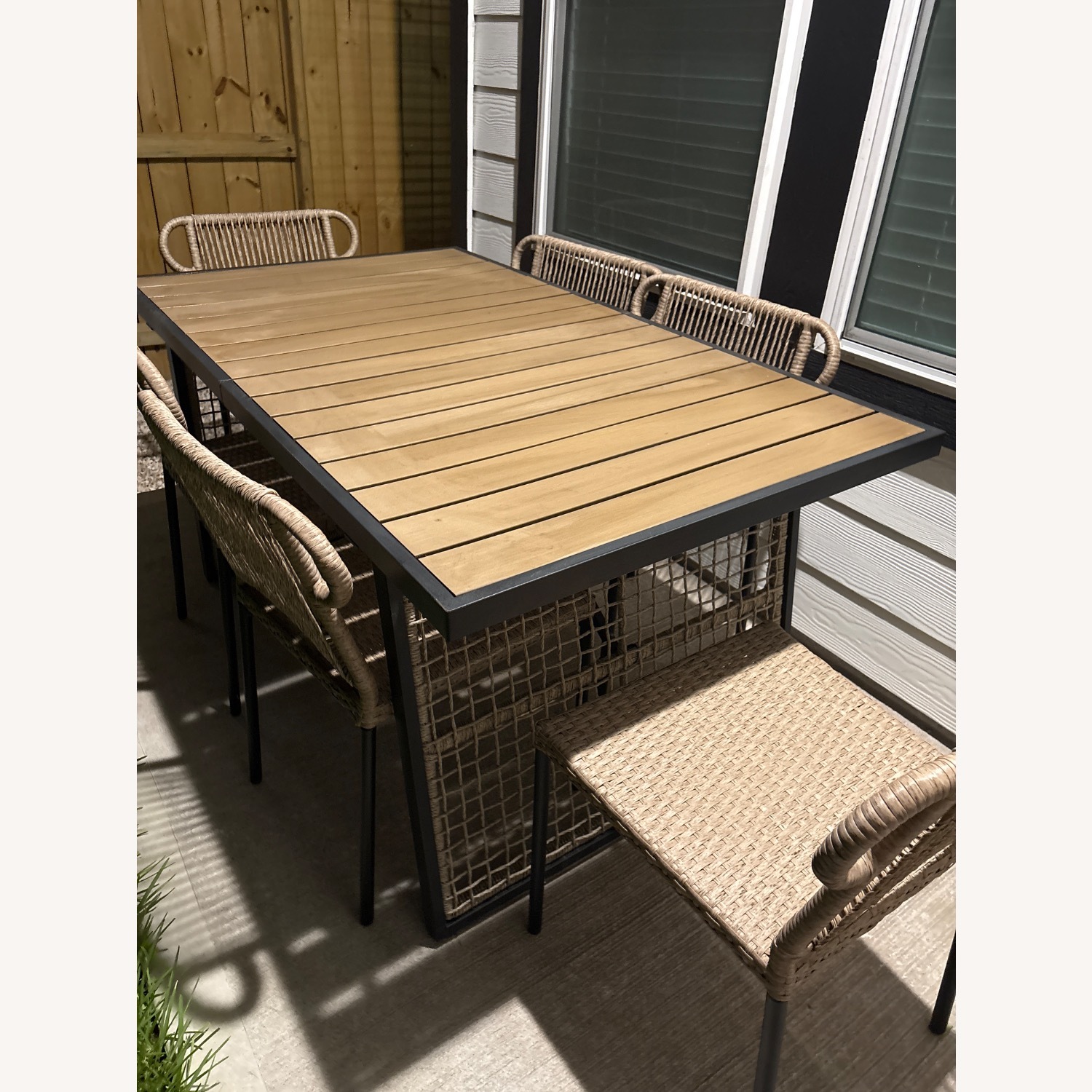 Bamboo Outdoor Dining Set - image-2