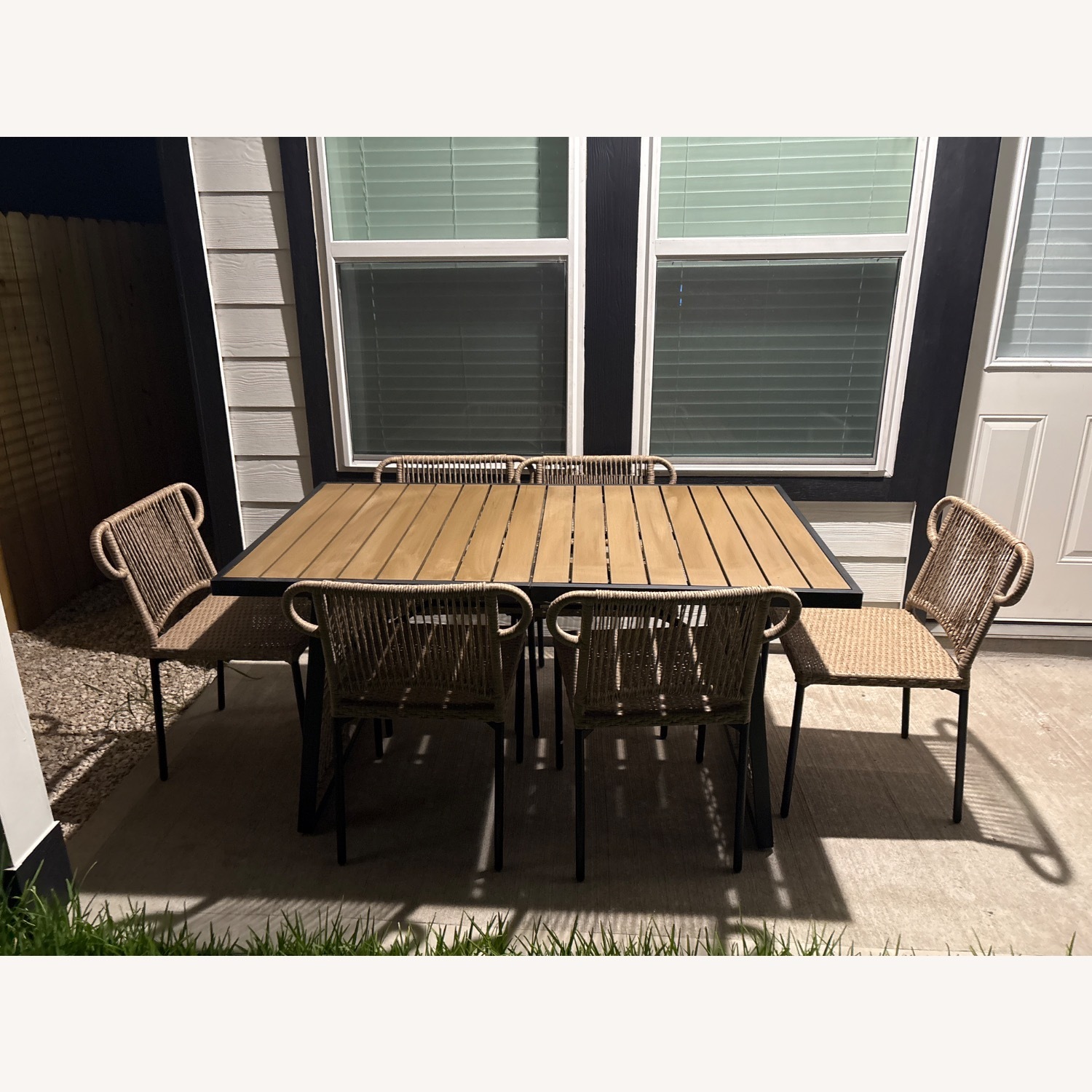 Bamboo Outdoor Dining Set - image-1