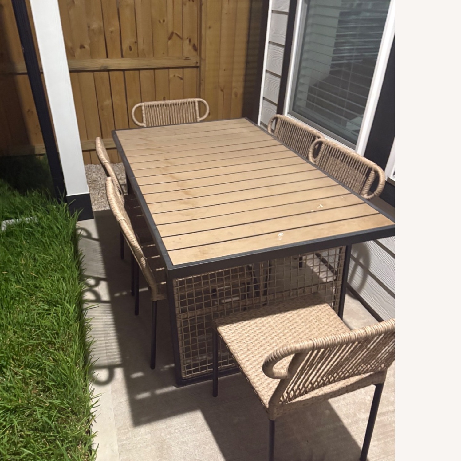 Bamboo Outdoor Dining Set - image-7