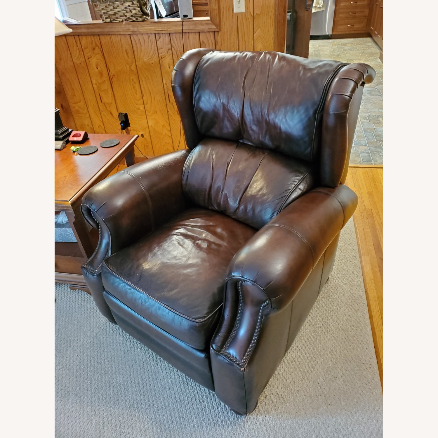 Raymour & Flanigan Leather Recliner - image-5