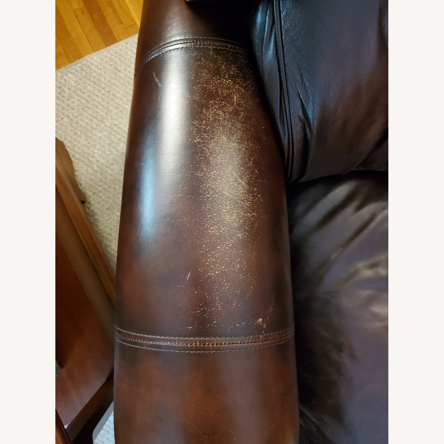 Raymour & Flanigan Leather Recliner - image-4