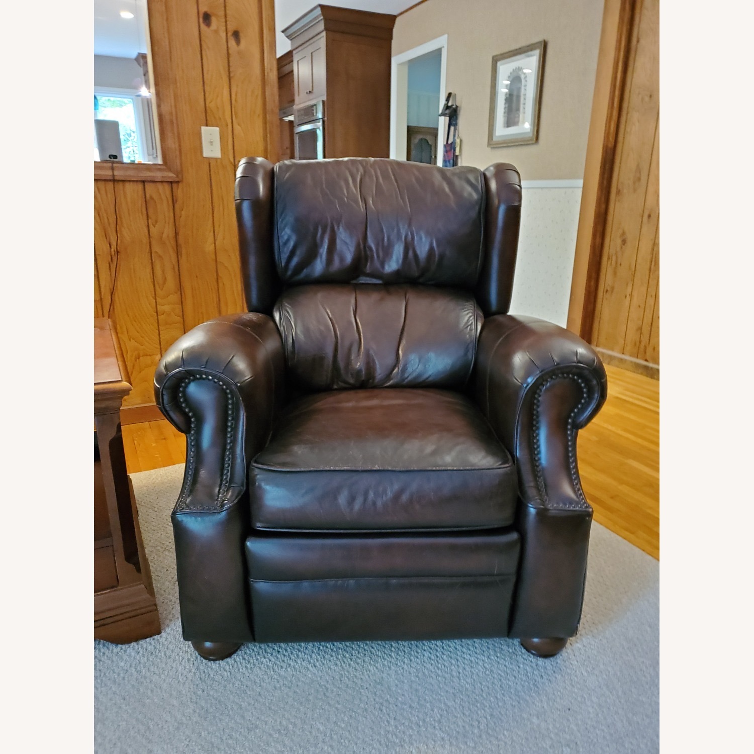 Raymour & Flanigan Leather Recliner - image-1