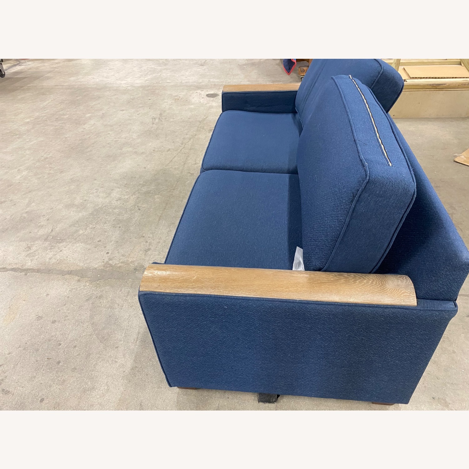 Blue/ Jean Blue Sofa Bed - image-3