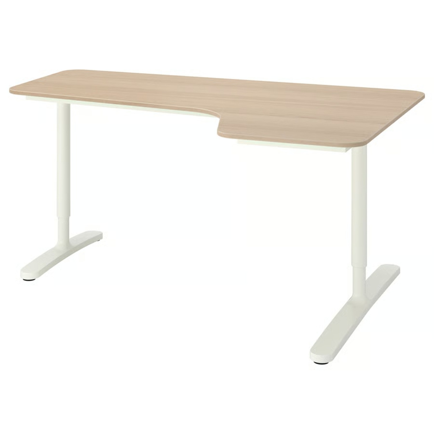 IKEA Bekant White L-Shape Desk - image-5