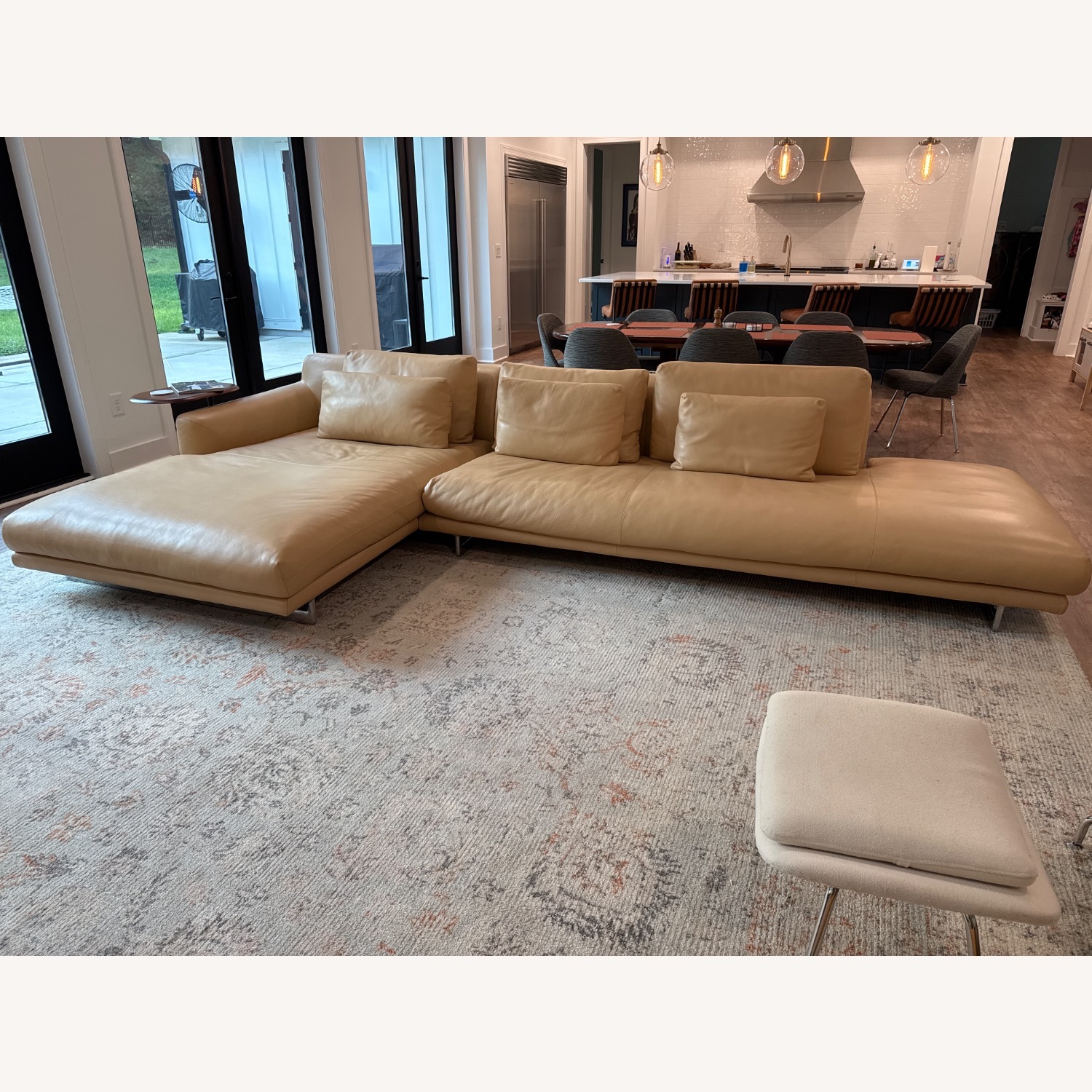 Design within Reach Lecco Leather Sectional  - image-1
