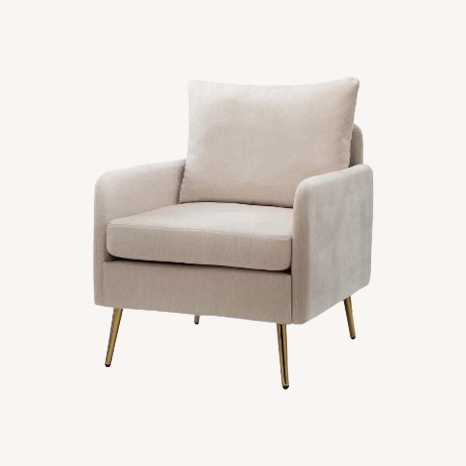 Target Soft Velvet Armchair - image-0