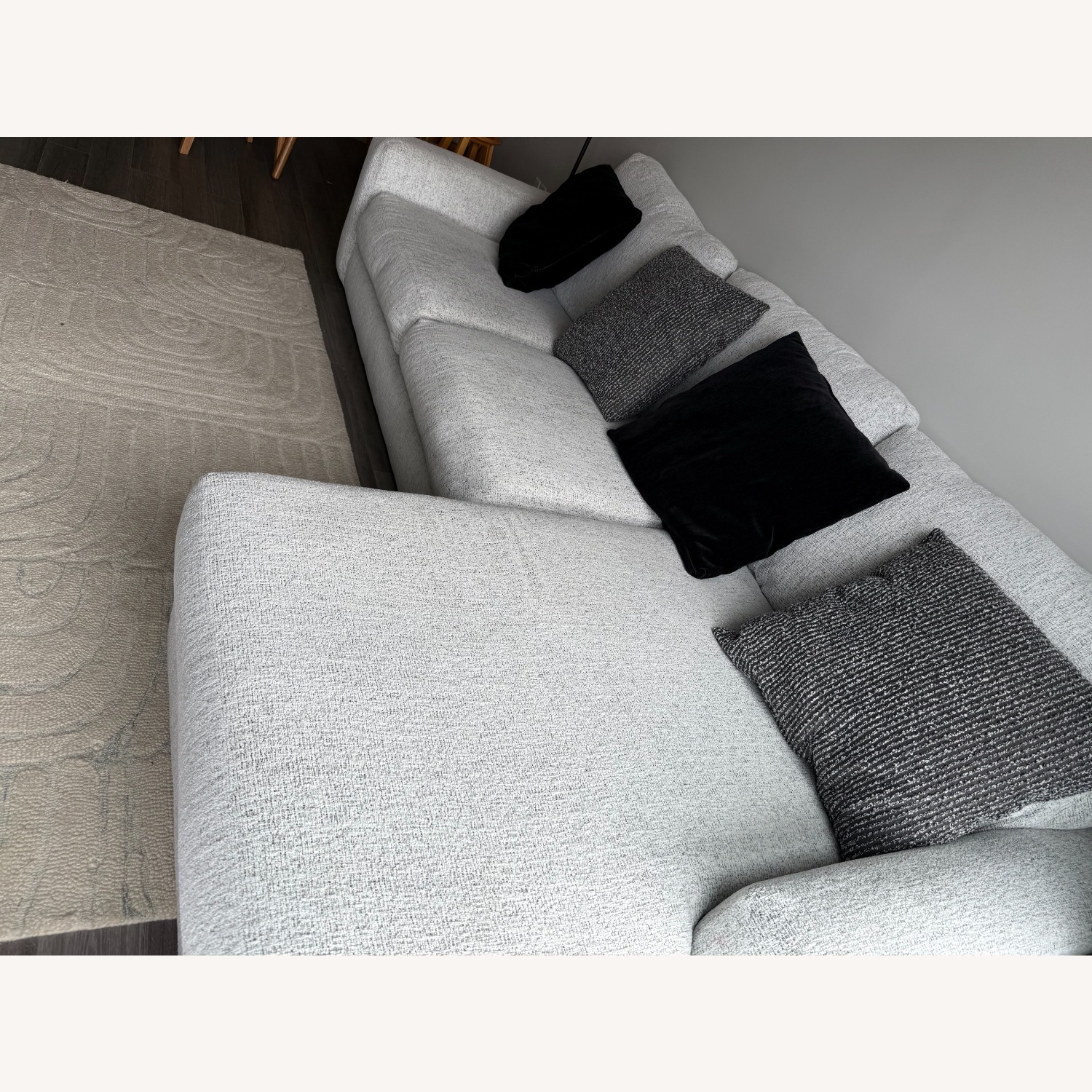 Mason White 123'' 2 Piece Sectional - image-5