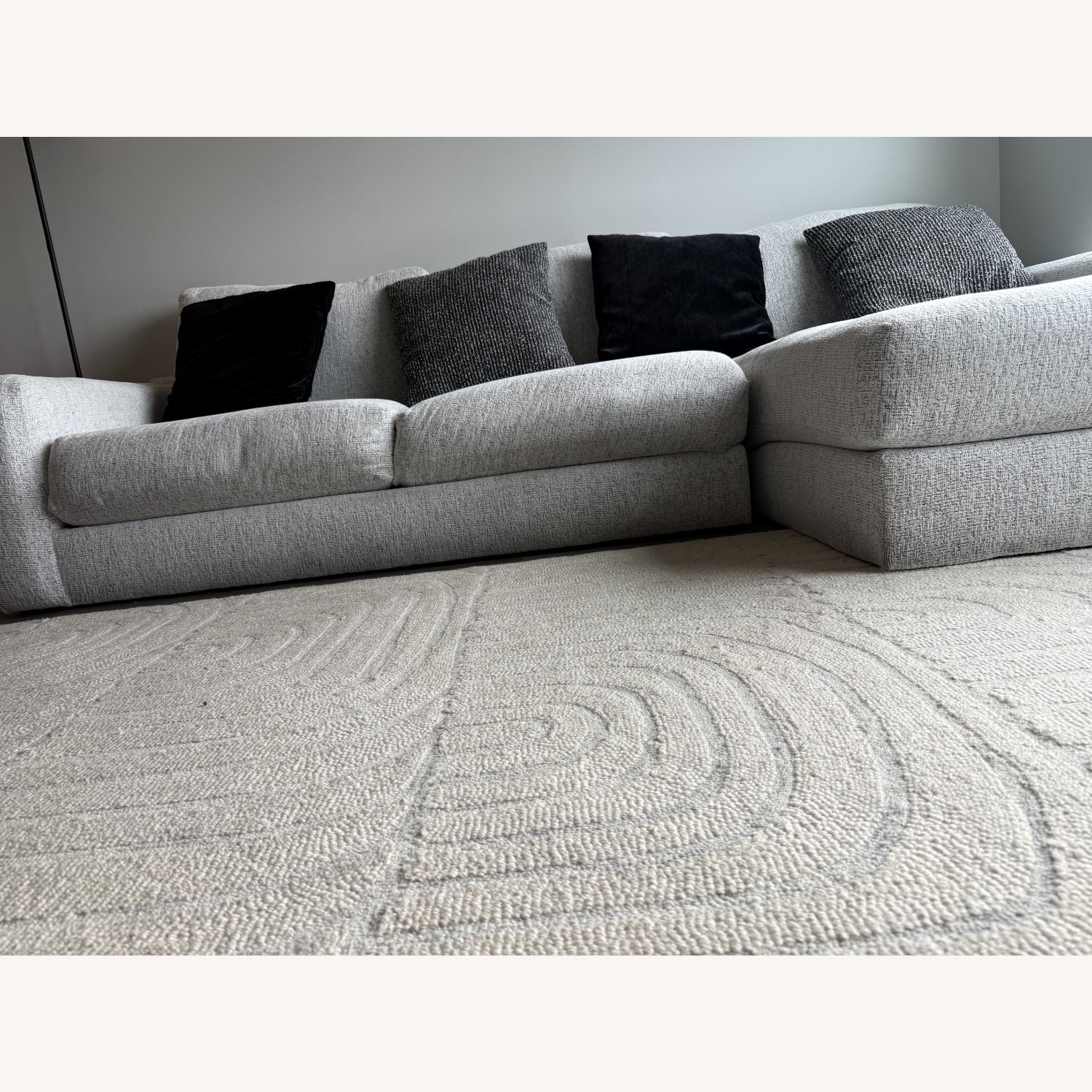 Mason White 123'' 2 Piece Sectional - image-7