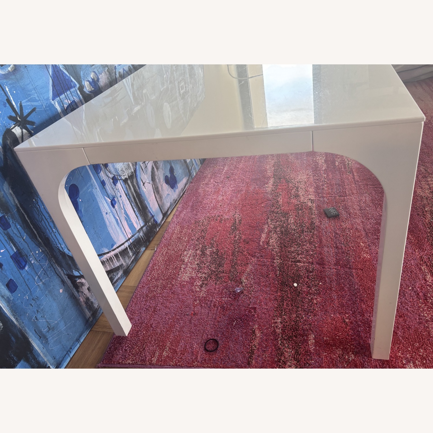 CB2 Aqua Virgo 72" Rectangular White Dining Table - image-4