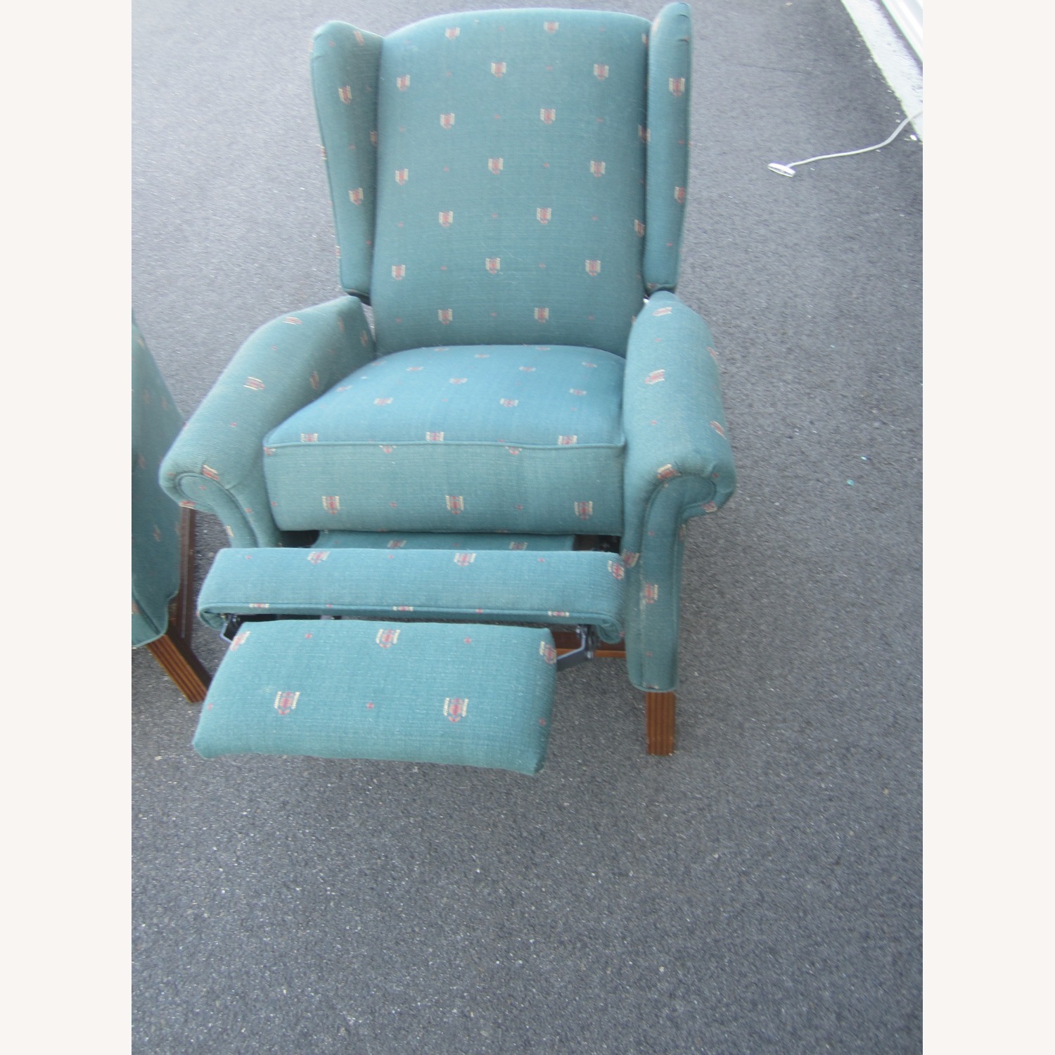 Pair Wing Black La-Z-Boy Recliner - image-5