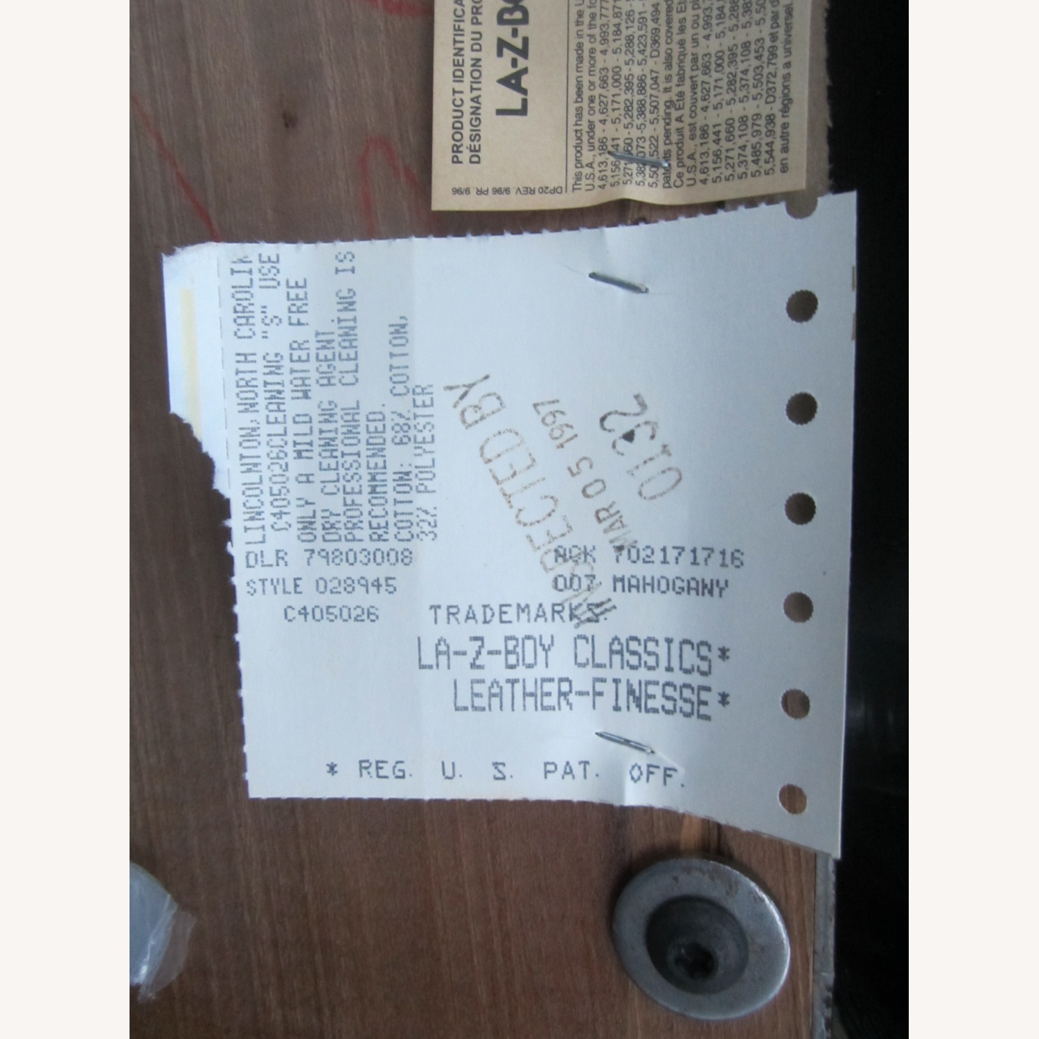 Pair Wing Black La-Z-Boy Recliner - image-10