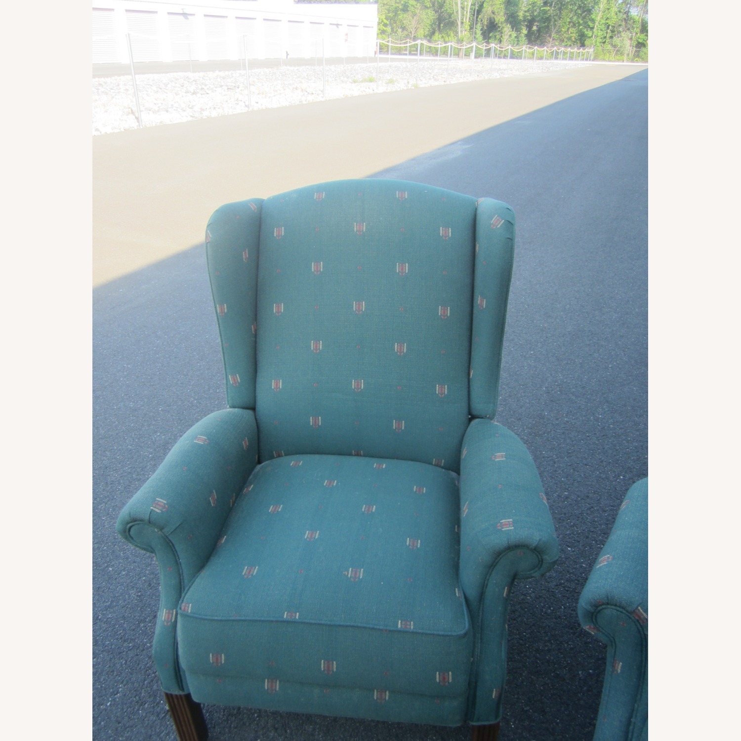 Pair Wing Black La-Z-Boy Recliner - image-3