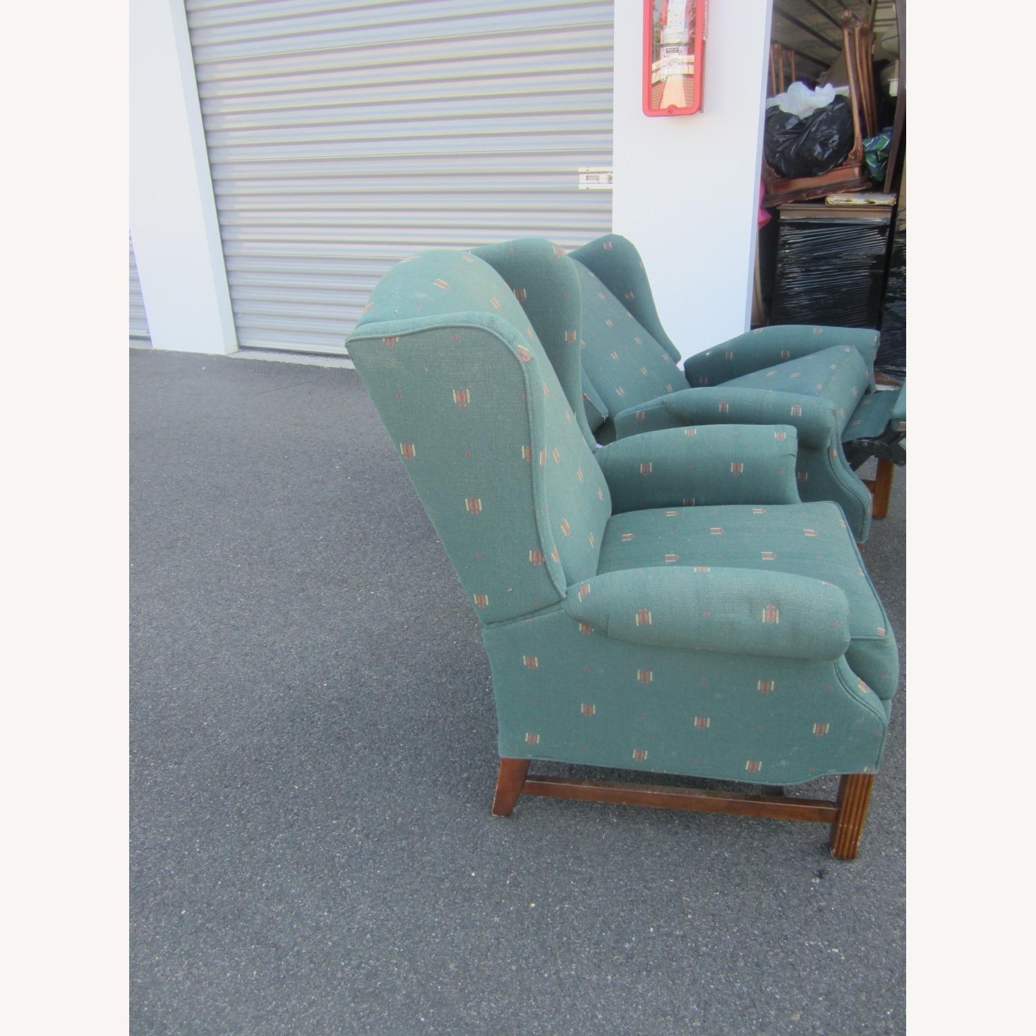 Pair Wing Black La-Z-Boy Recliner - image-6