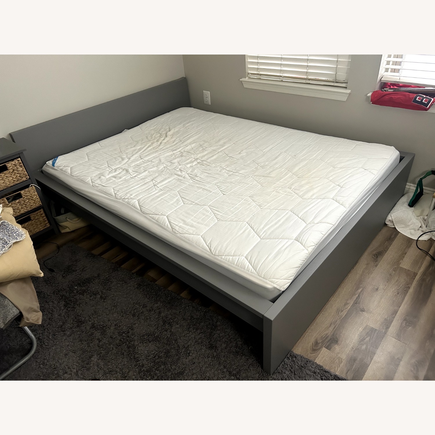 IKEA MALM Modern Queen Platform Bed Frame - image-2