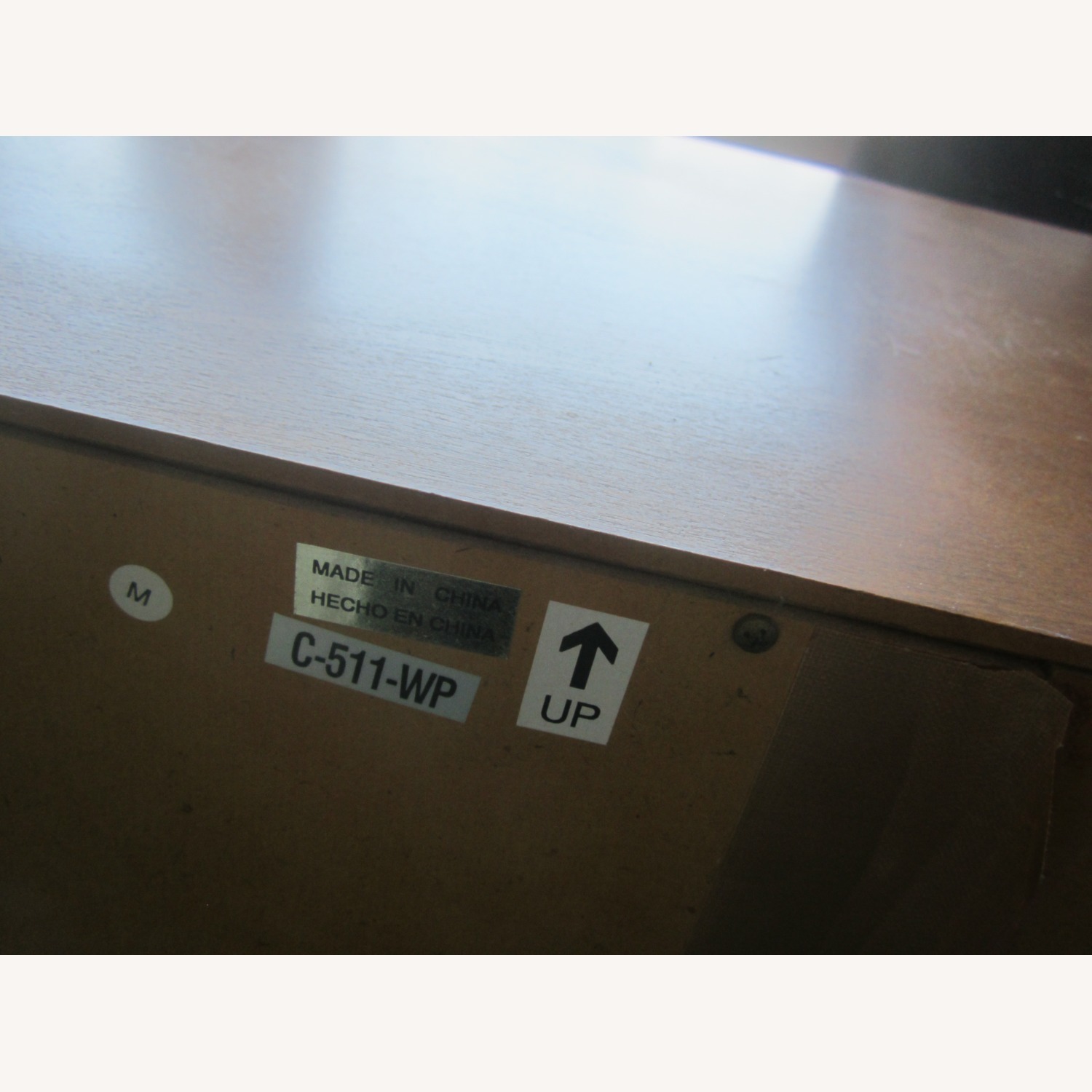 Vintage Wood Cabinet Hamper Storage - image-5