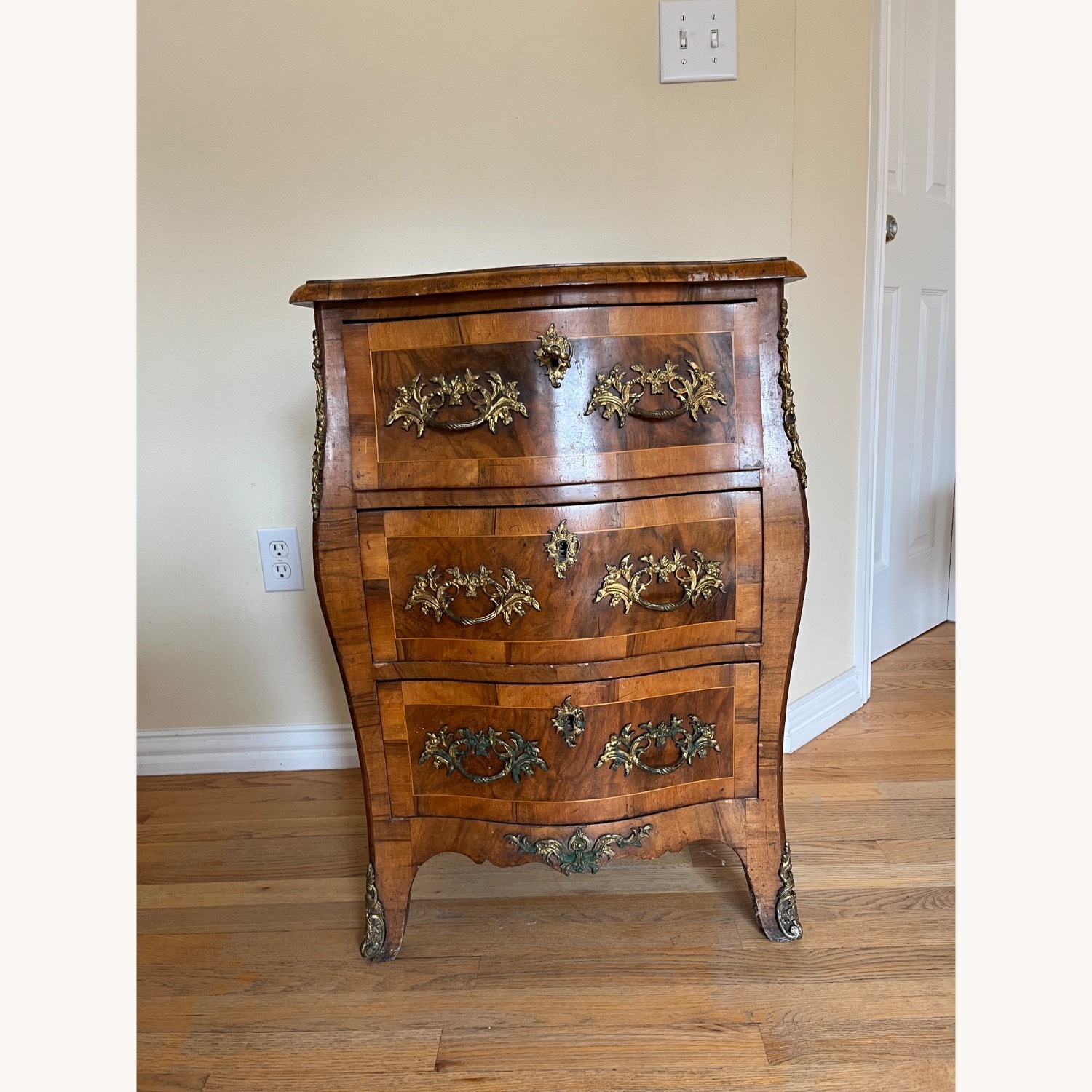 Baroque Style German Walnut Commode - image-1