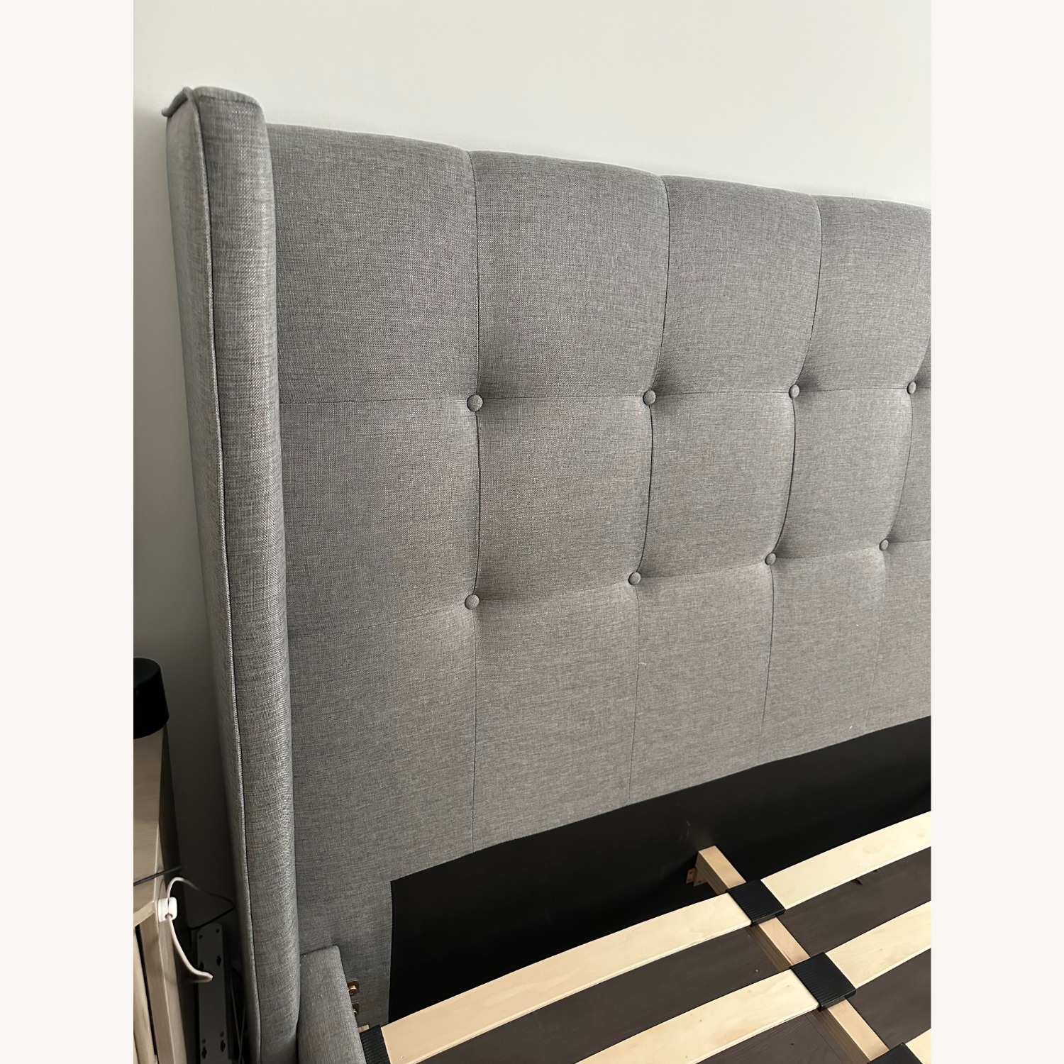 Roselawn Upholstered Wingback Bed - image-1