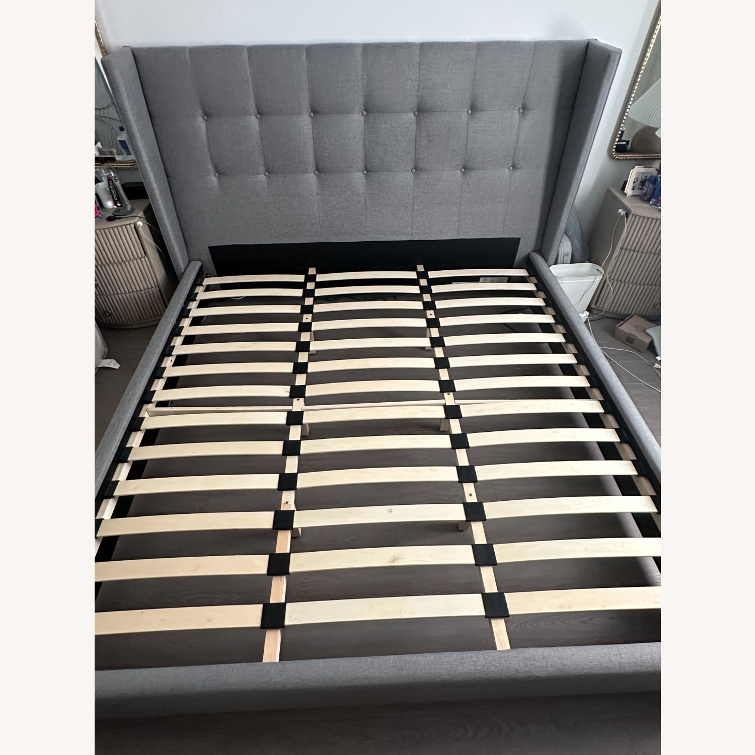 Roselawn Upholstered Wingback Bed - image-5