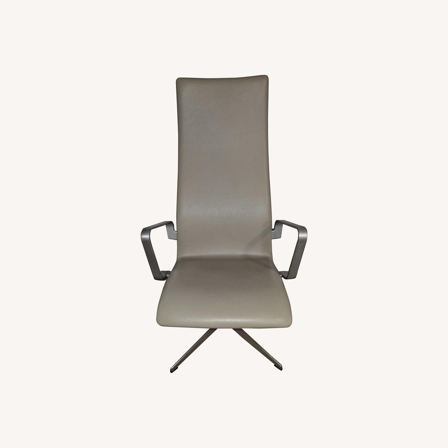 デスクチェア vintage fritz hansen oxford chair 1985 Arne Jacobsen for Fritz Hansen Oxford Mid Century Highback
