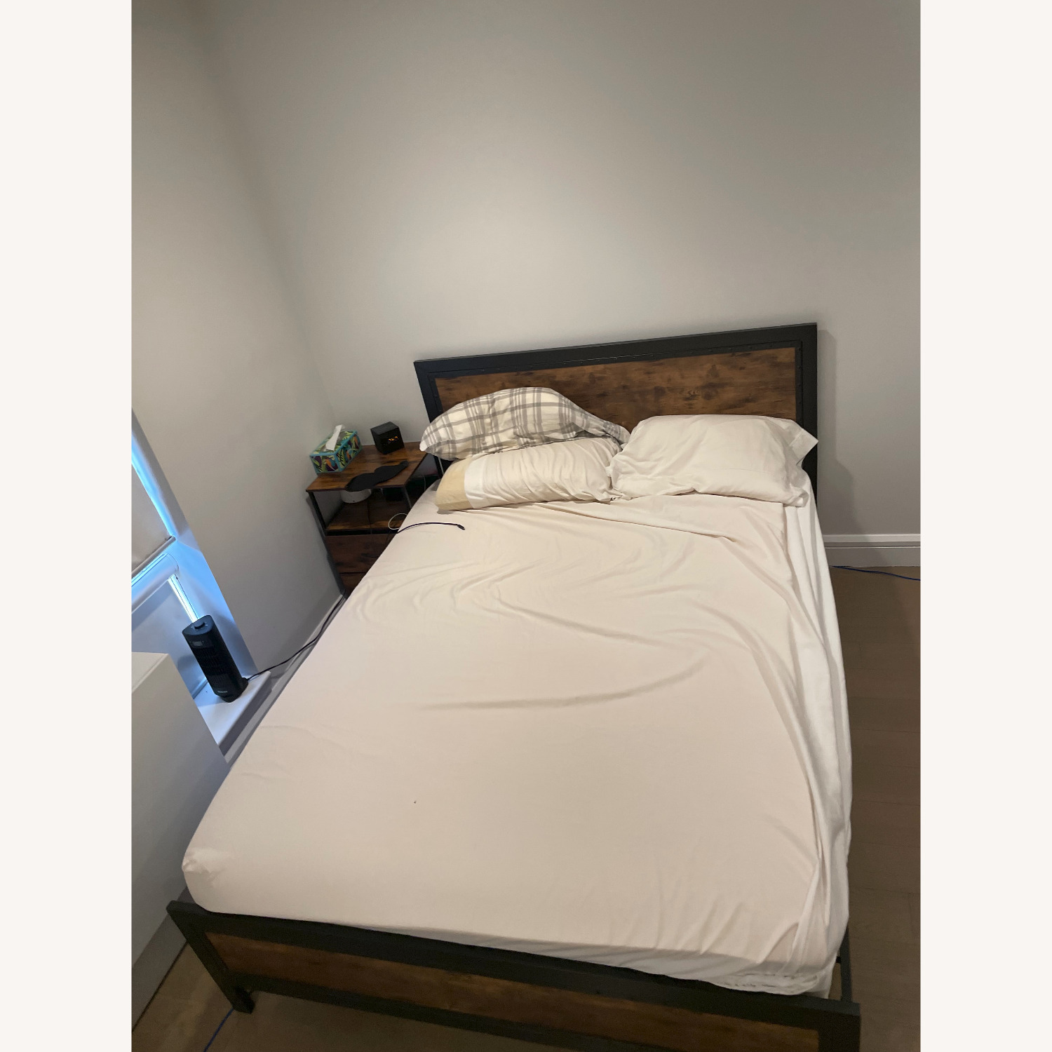 Marla Rivet Metal Frame Platform Bed - image-2