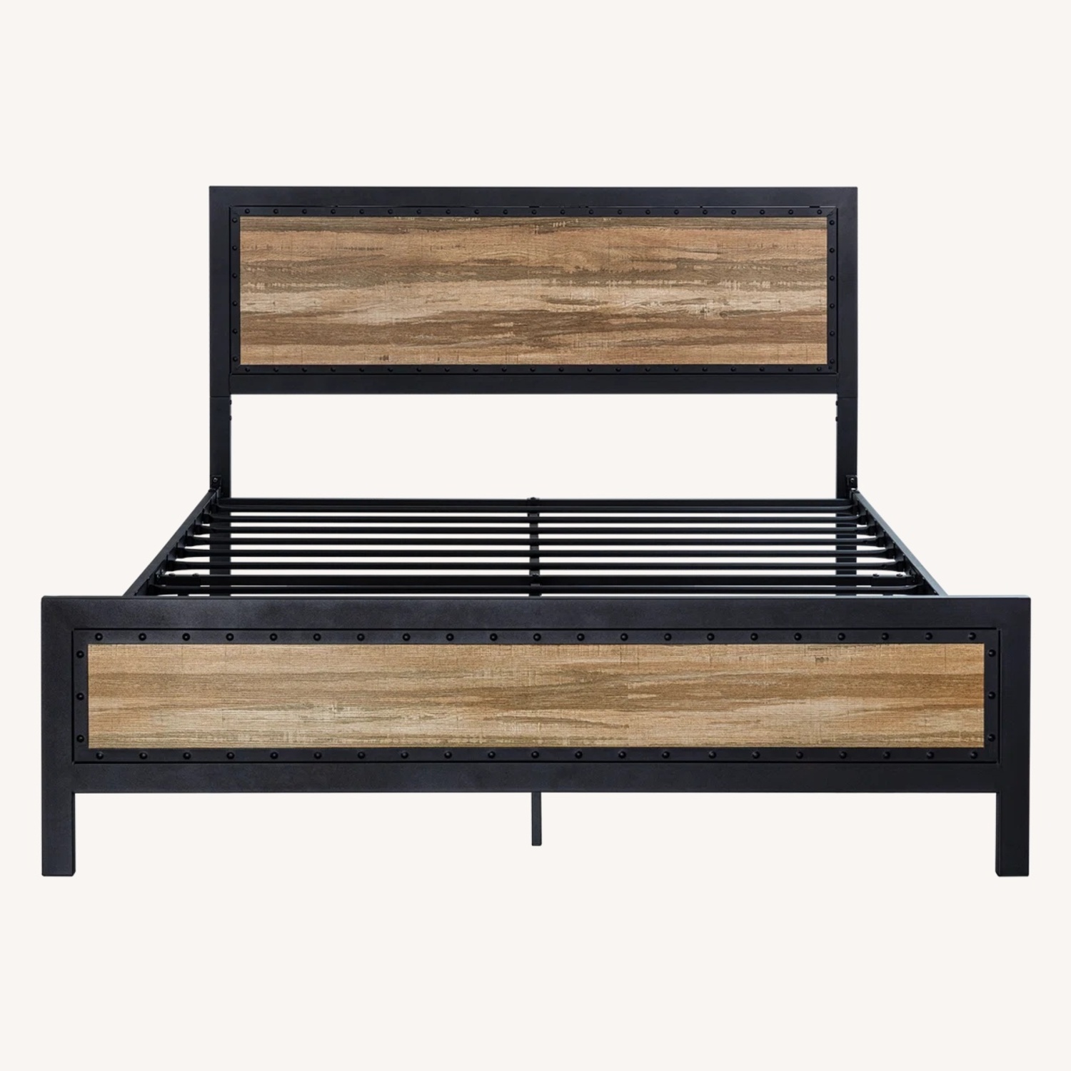 Marla Rivet Metal Frame Platform Bed - image-4