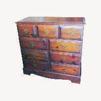 Vintage Solid Wood Chest of Drawers