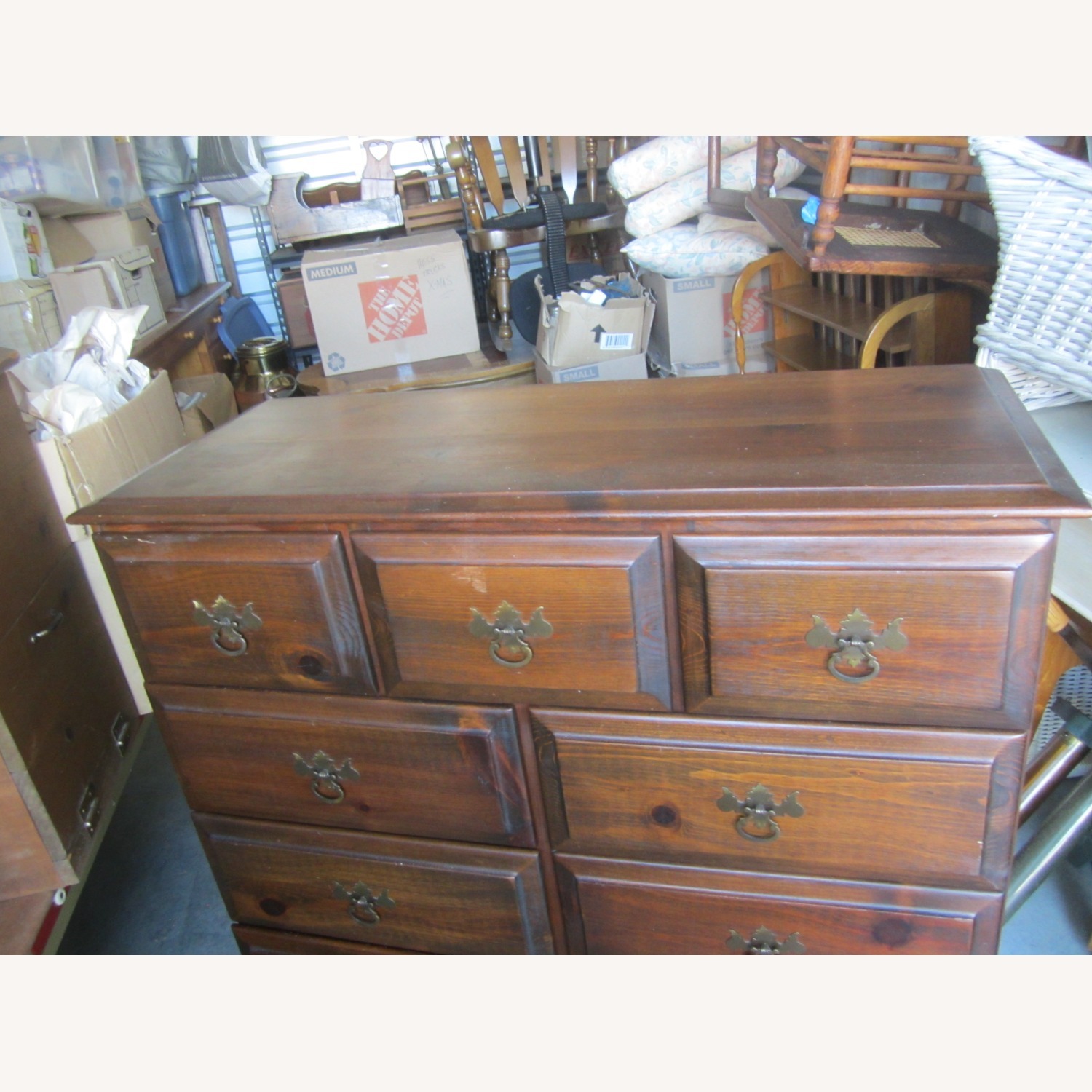 Vintage Solid Wood Chest of Drawers - image-2