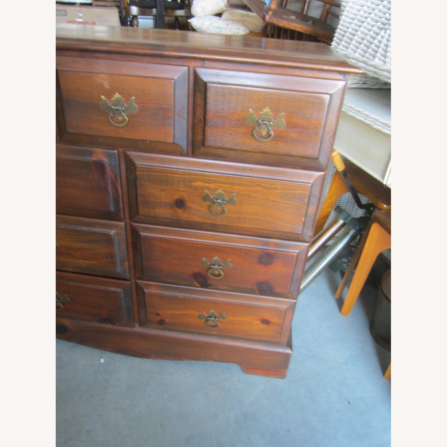 Vintage Solid Wood Chest of Drawers - image-3