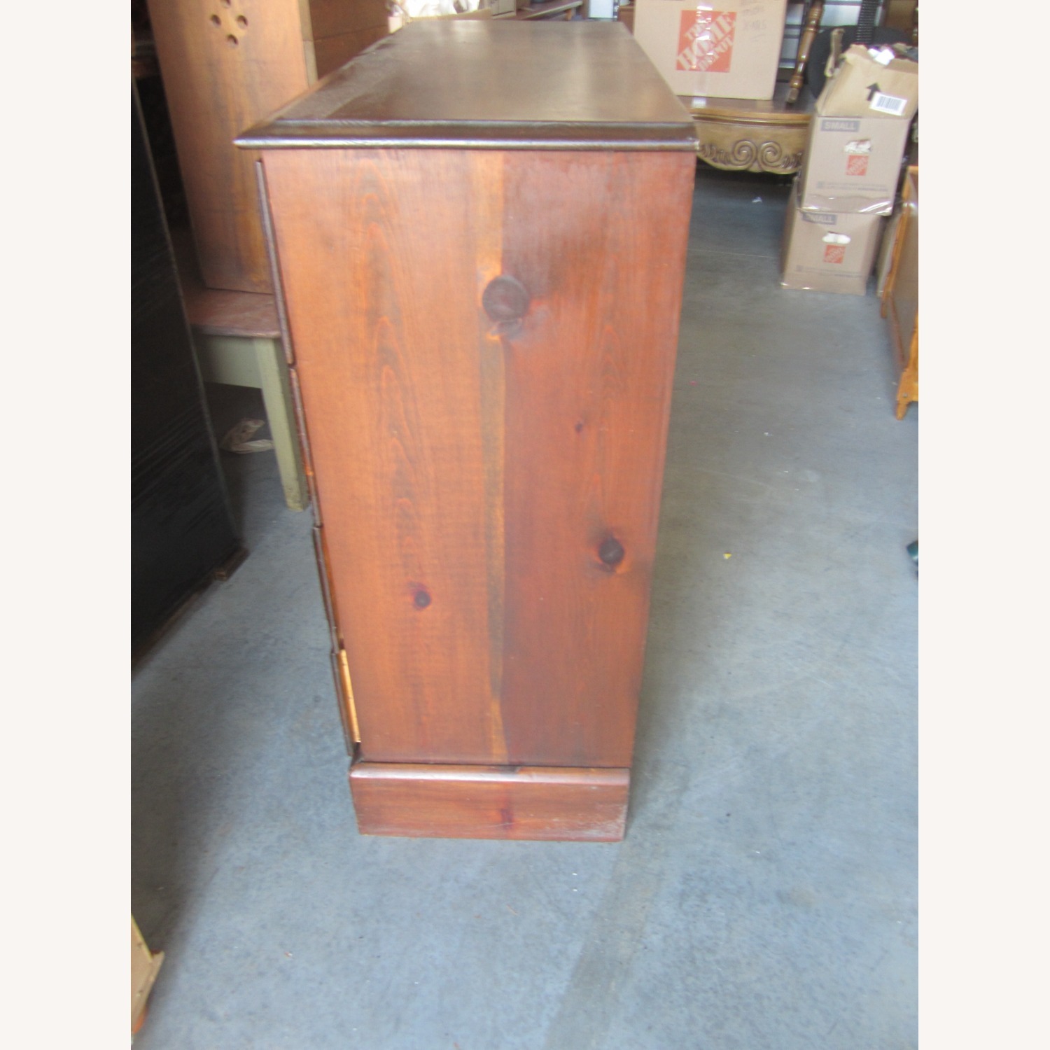Vintage Solid Wood Chest of Drawers - image-9