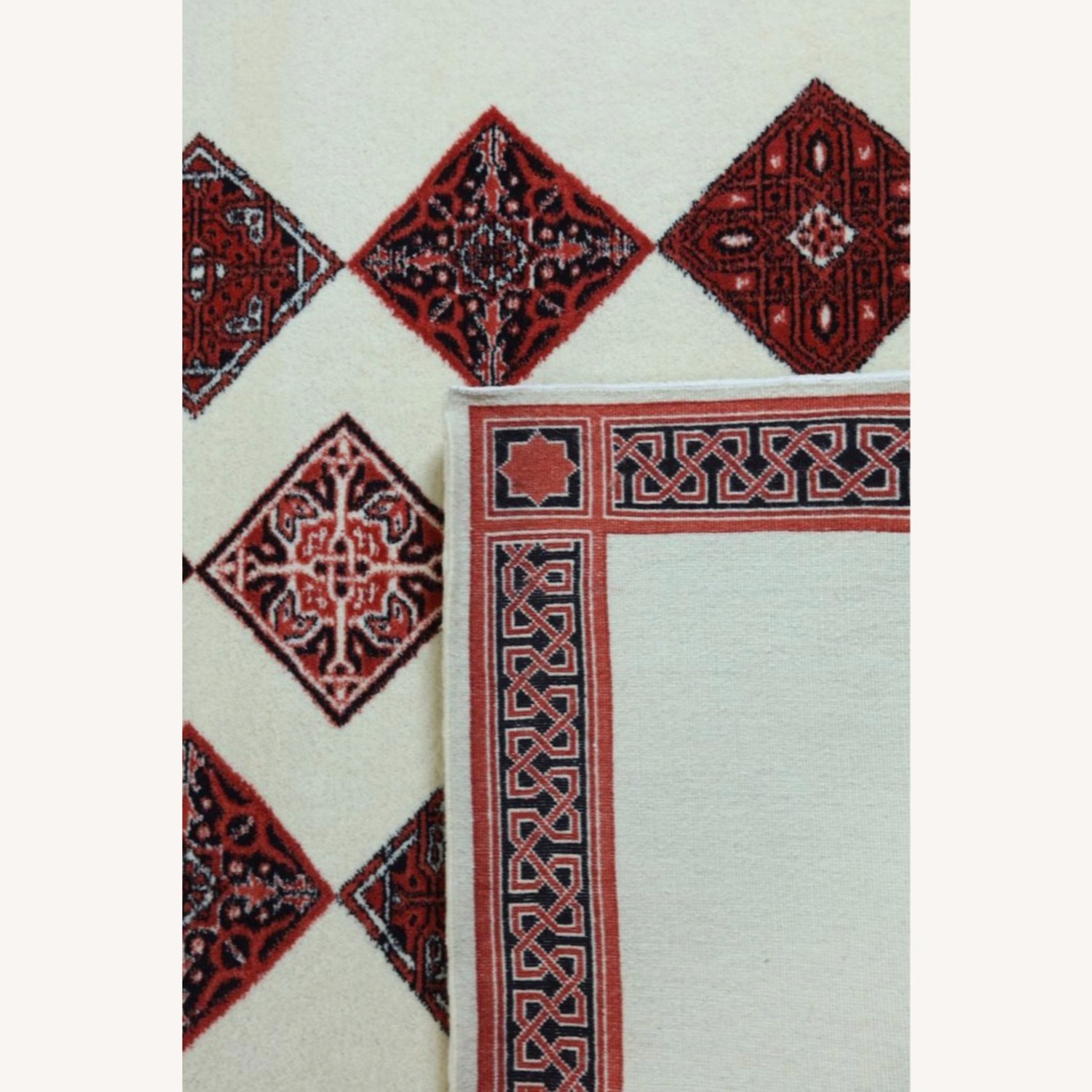 Royal Knotted Carpet 100% Naturally Dyed Wool - image-1