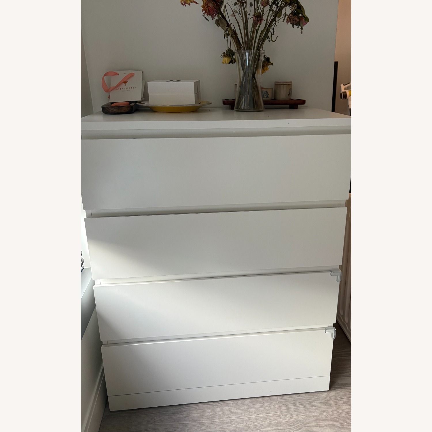 IKEA STORKLINTA 4 Drawer Dresser - image-1