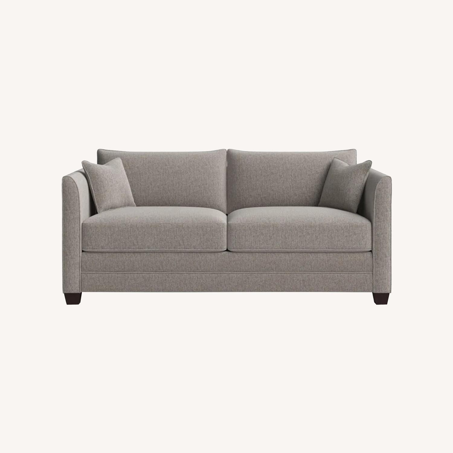 Kodie Light Gray Pullout Couch - image-0
