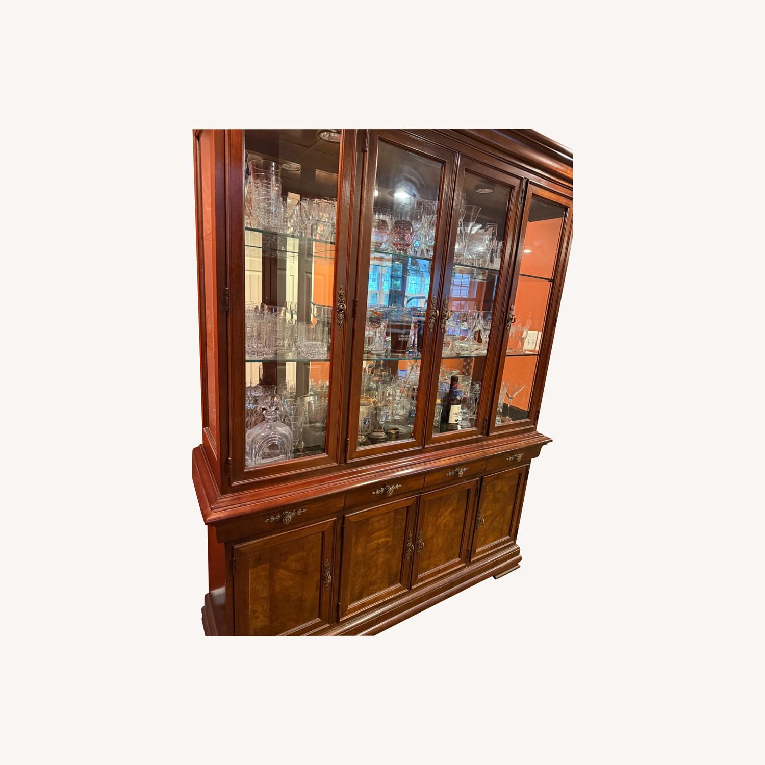 Mahogany China Cabinet - image-0