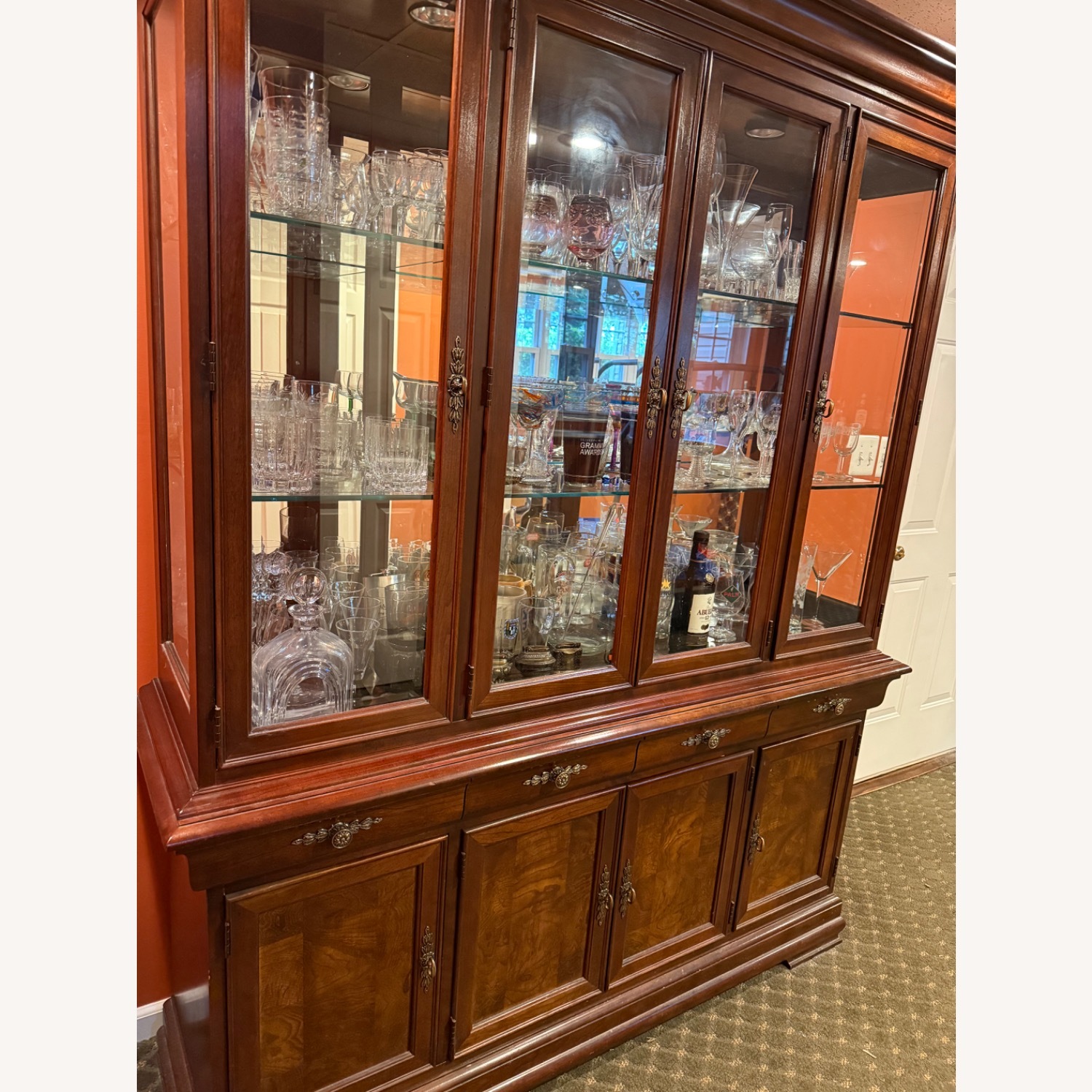 Mahogany China Cabinet - image-3