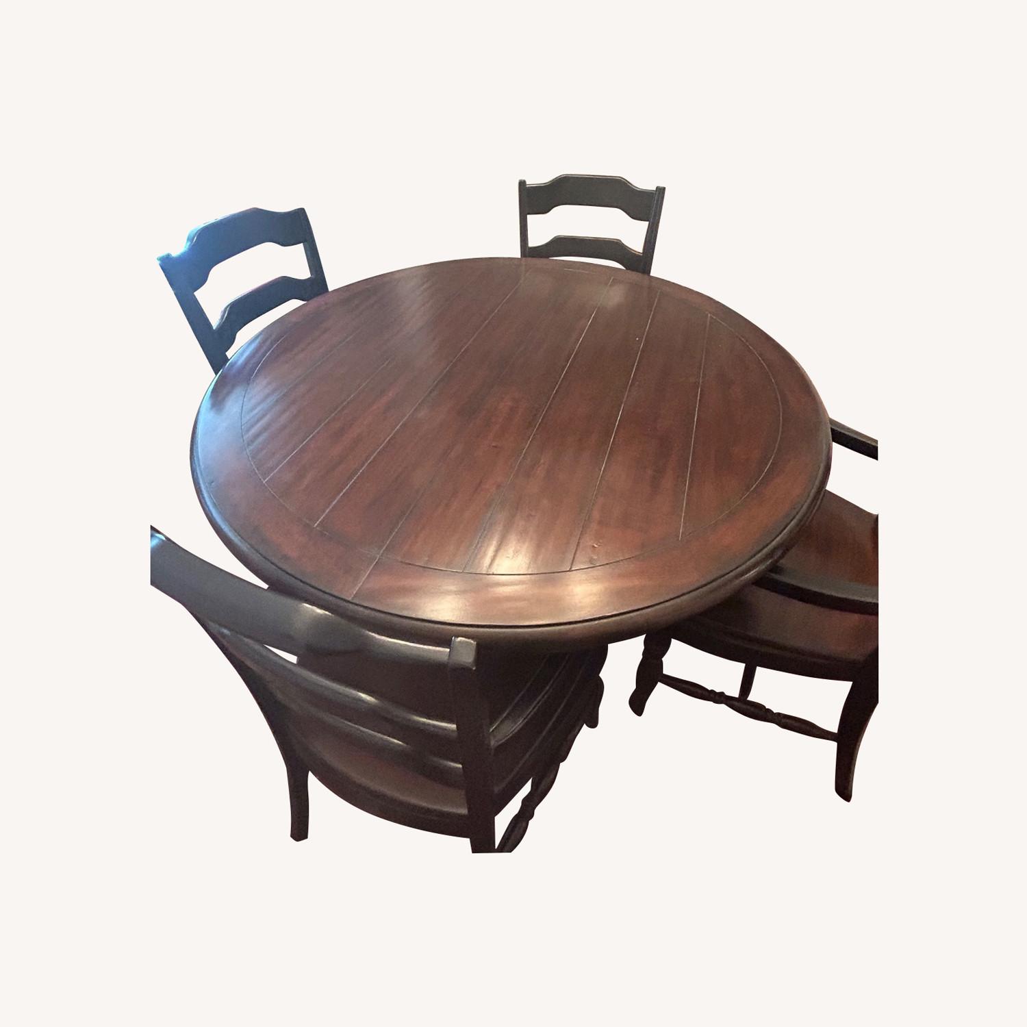 Hooker Dark Brown Wood Table - image-0