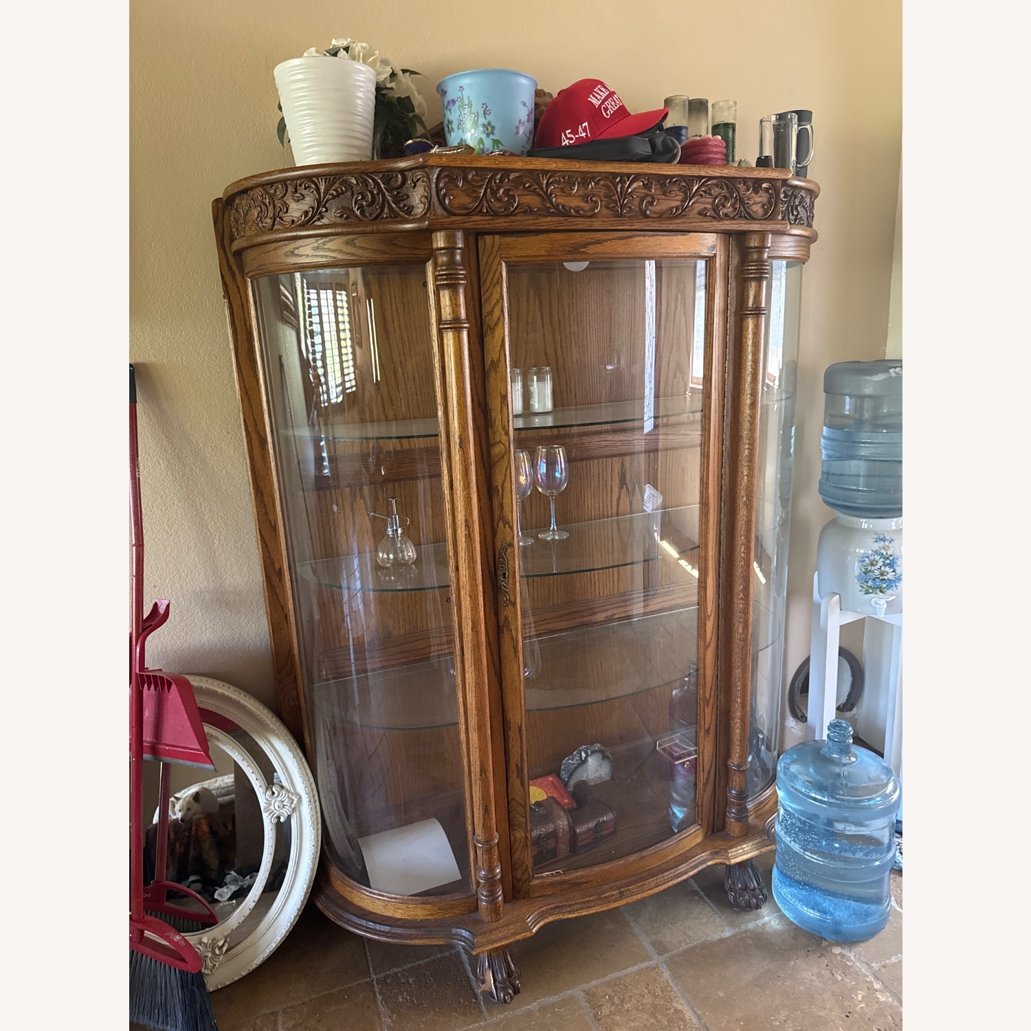 Vintage China Cabinet - image-3