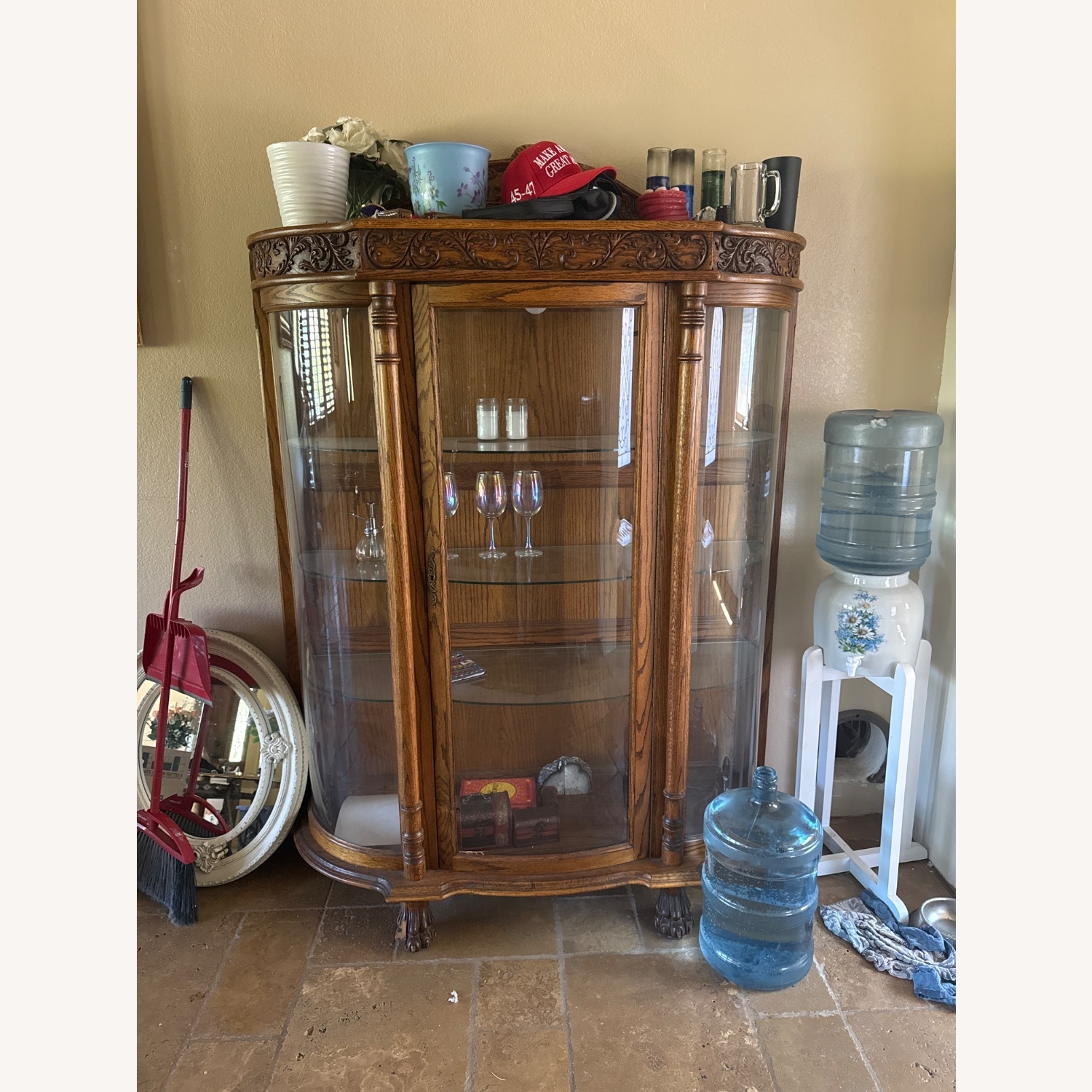 Vintage China Cabinet - image-1