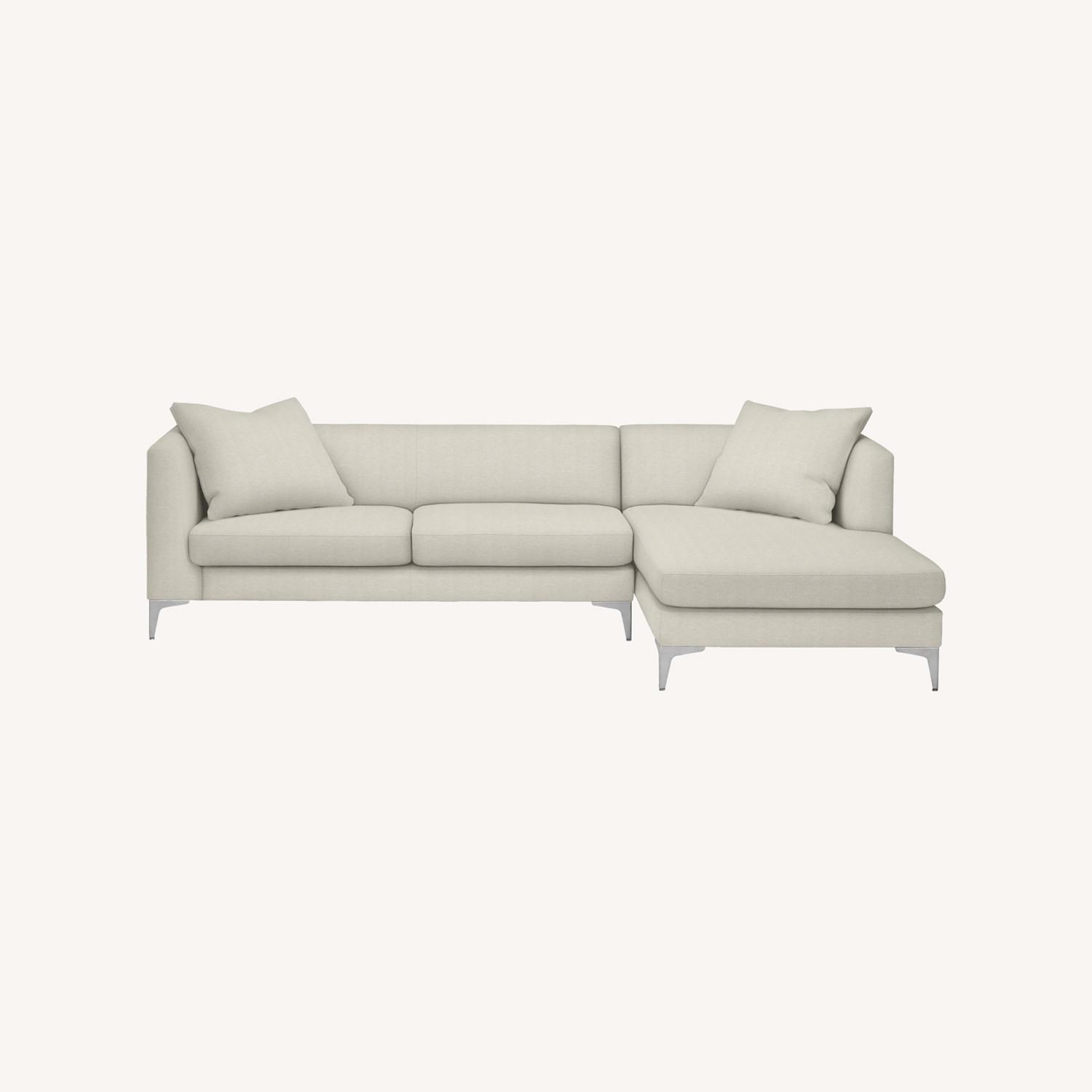 Room & Board Sectional Pristine Pillows Incl - image-0