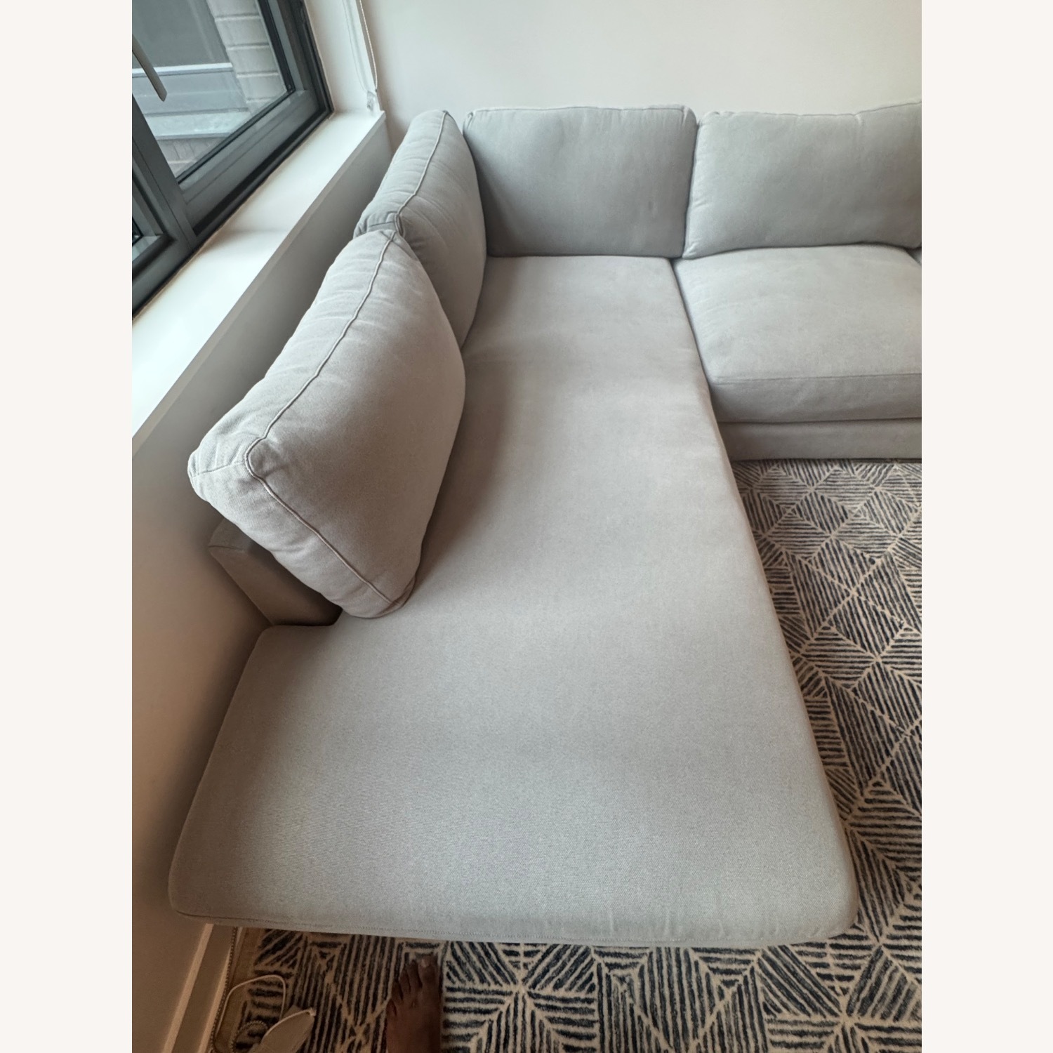 West Elm Haven 2-Piece Chaise Sectional - image-4